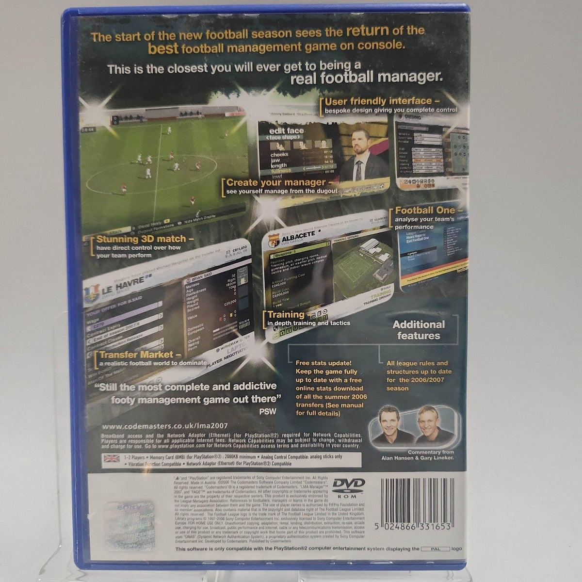 LMA Manager 2007 Playstation 2 - Feniks Gameshop