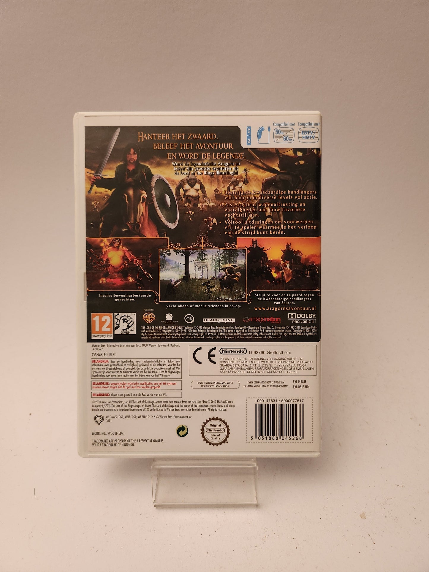 Lord of the Rings Aragorn’s Quest (No Book) Nintendo Wii - Nintendo Wii Games