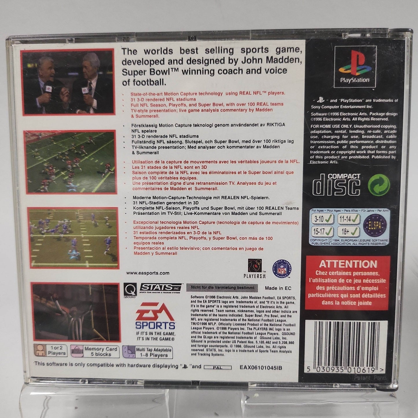 Madden NFL 97 Playstation 1 - Feniks Gameshop