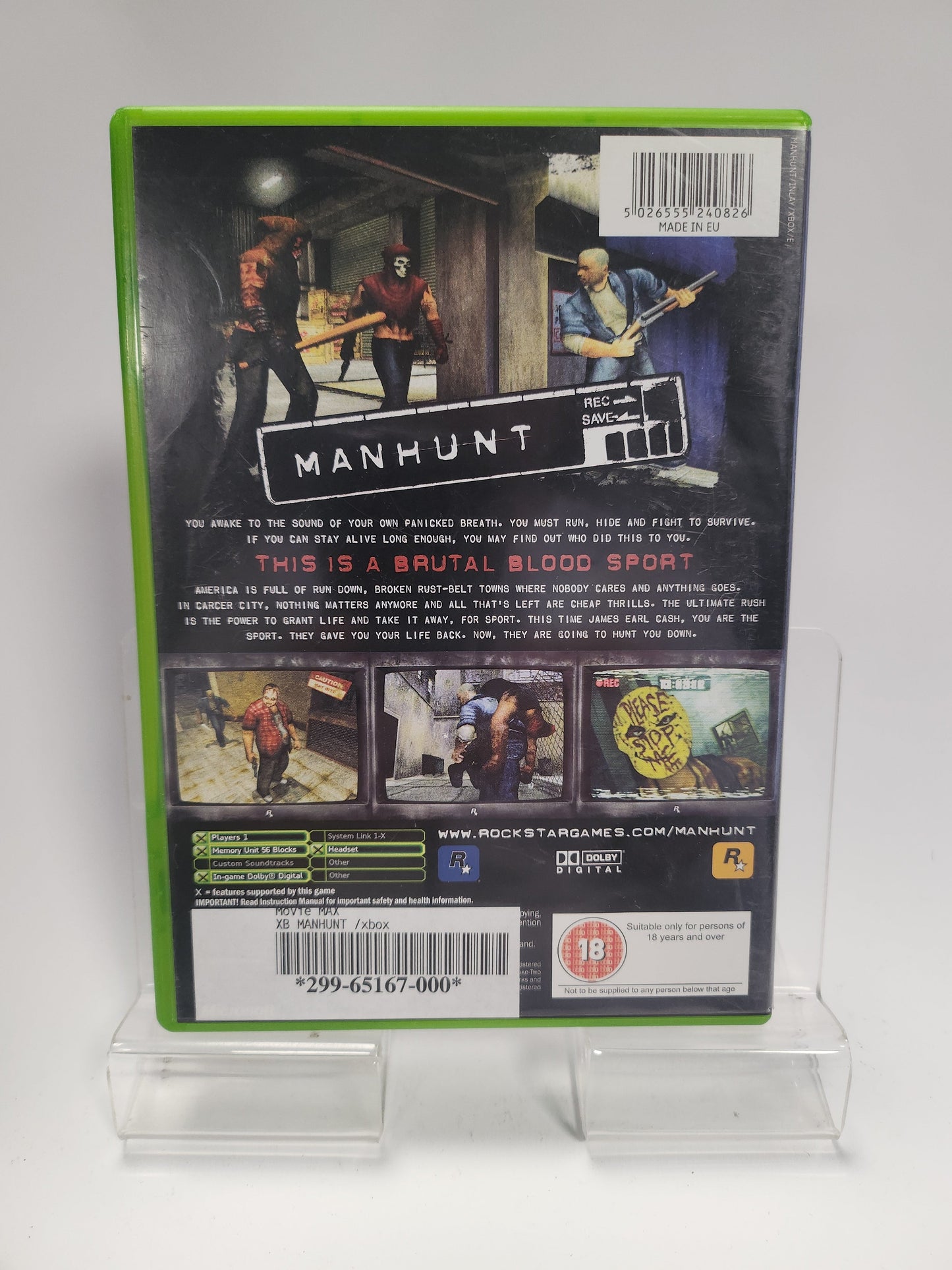 Manhunt Xbox Original - Xbox original games