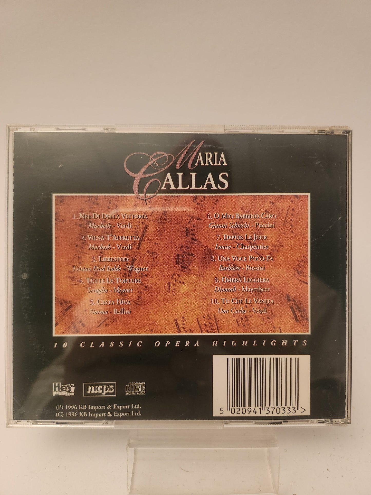 Maria Callas CD - Cd