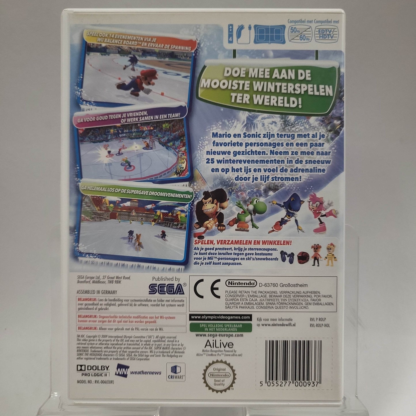Mario en Sonic, Olympische Winterspelen Vancouver Wii - Feniks Gameshop