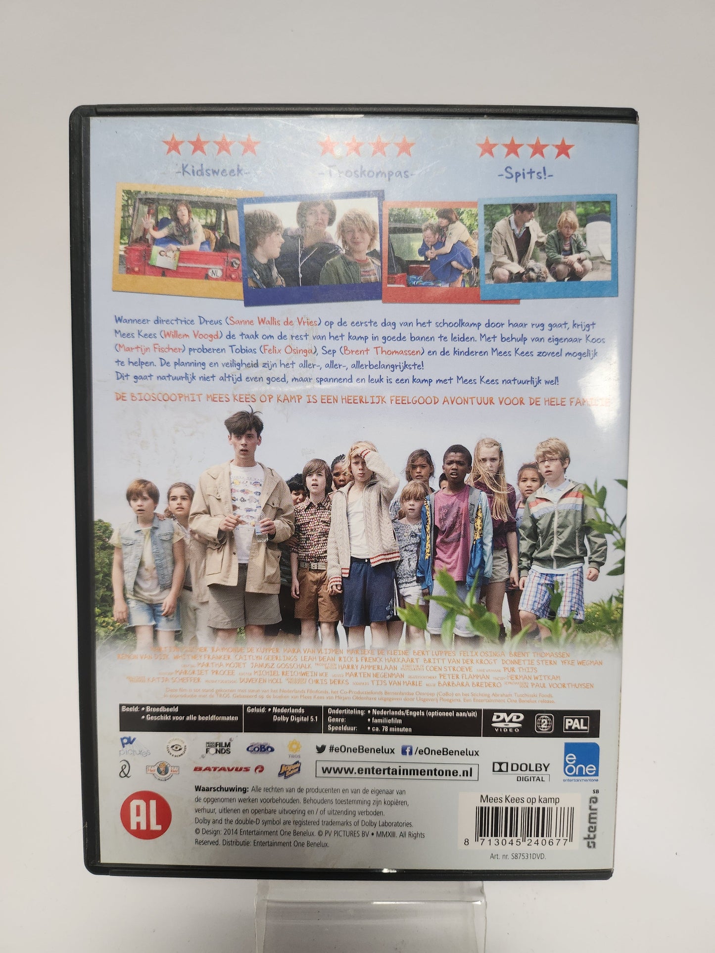 Mees Kees op Kamp DVD Kids - Dvd kids