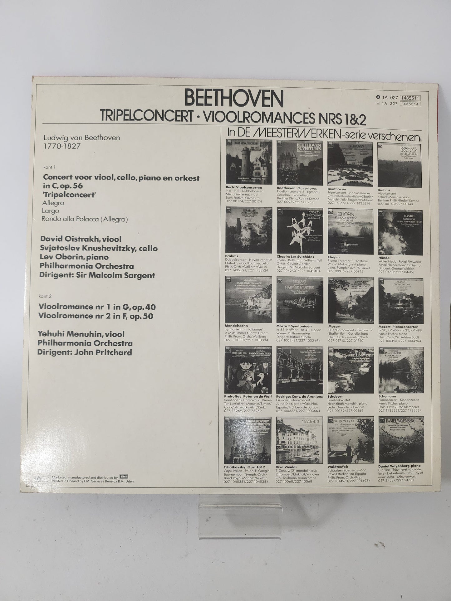 Meesterwerken: Beethoven LP Vinyl - Lp Vinyl
