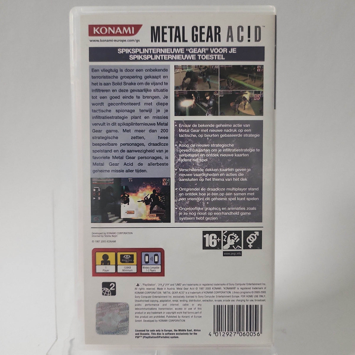 Metal Gear Acid Playstation Portable - Feniks Gameshop