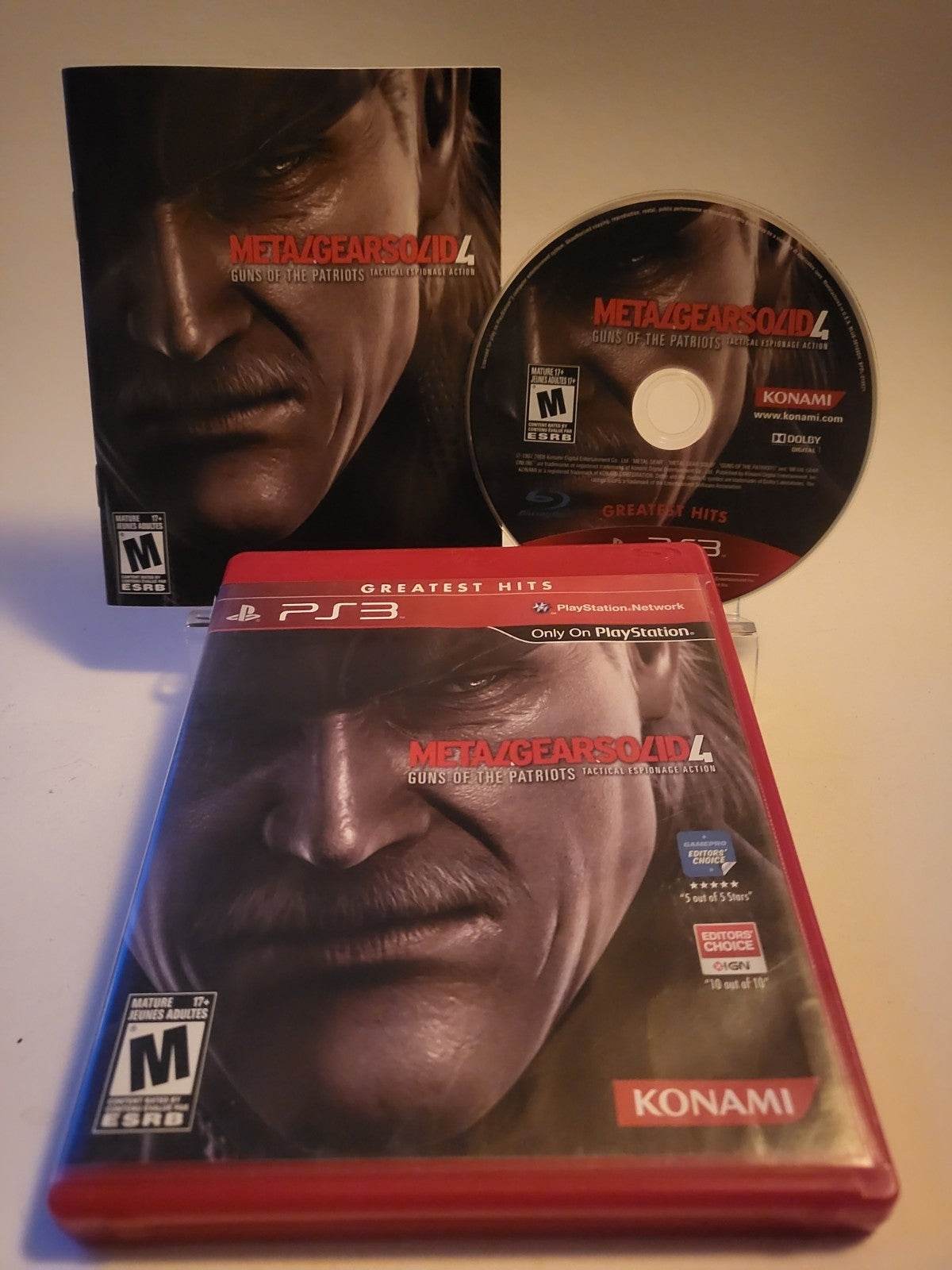 Metal Gear Solid 4 Guns of Patriots Greatest Hits PS3 - Feniks Gameshop