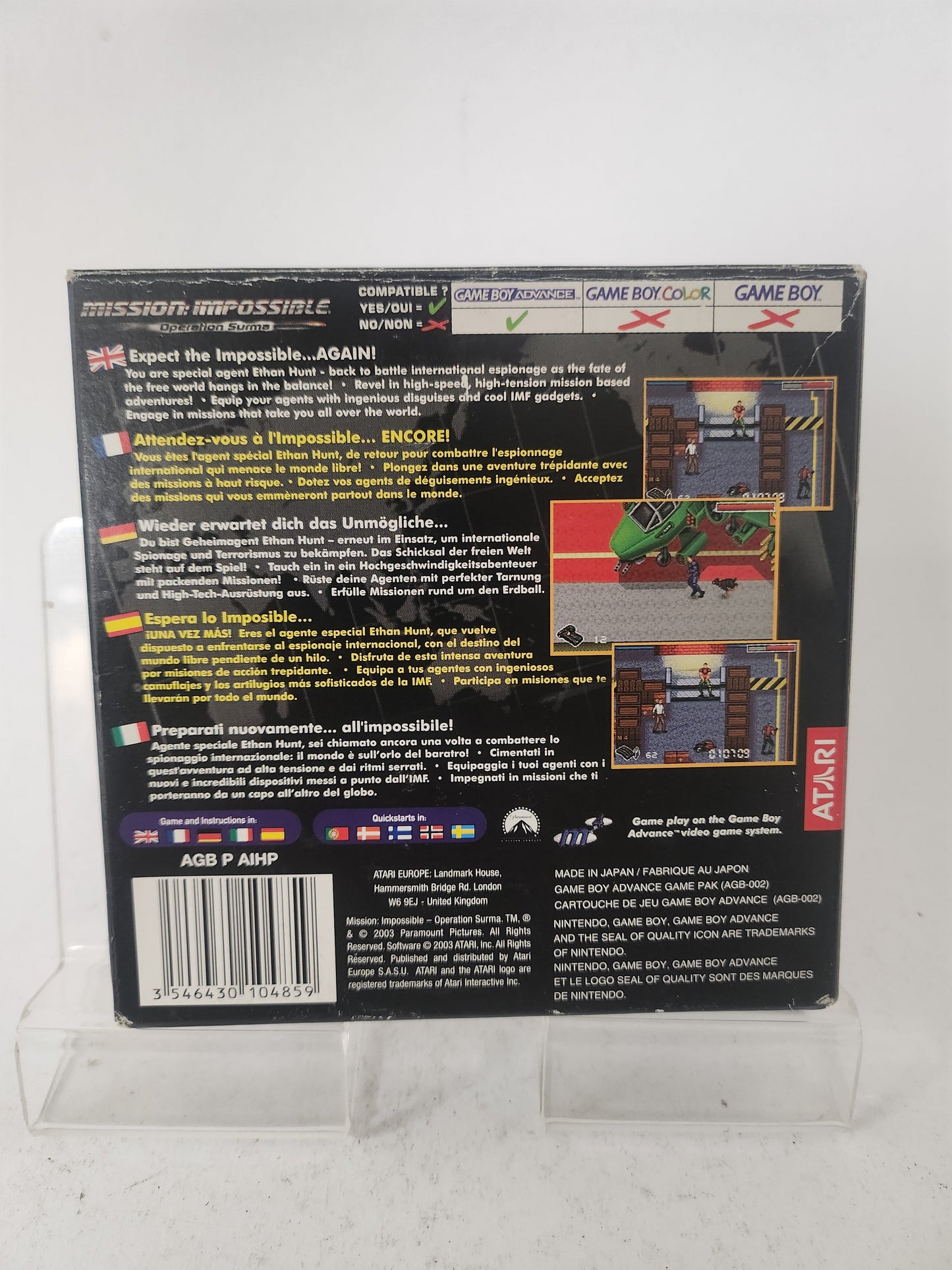Mission Impossible: Operation Surma Boxed Game Boy Advance - Game Boy Advance Games