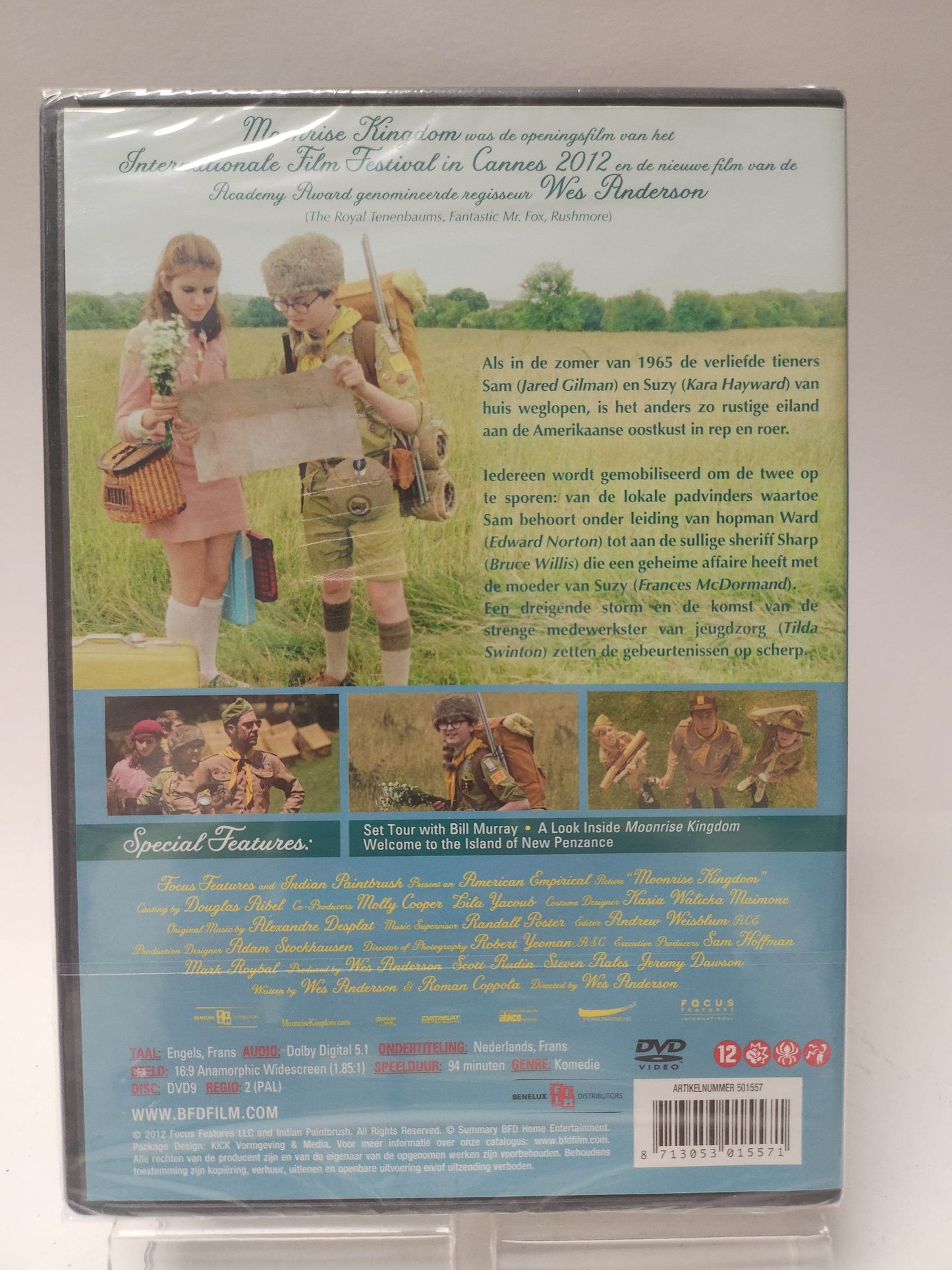 Moonrise Kingdom Geseald DVD - Feniks Gameshop