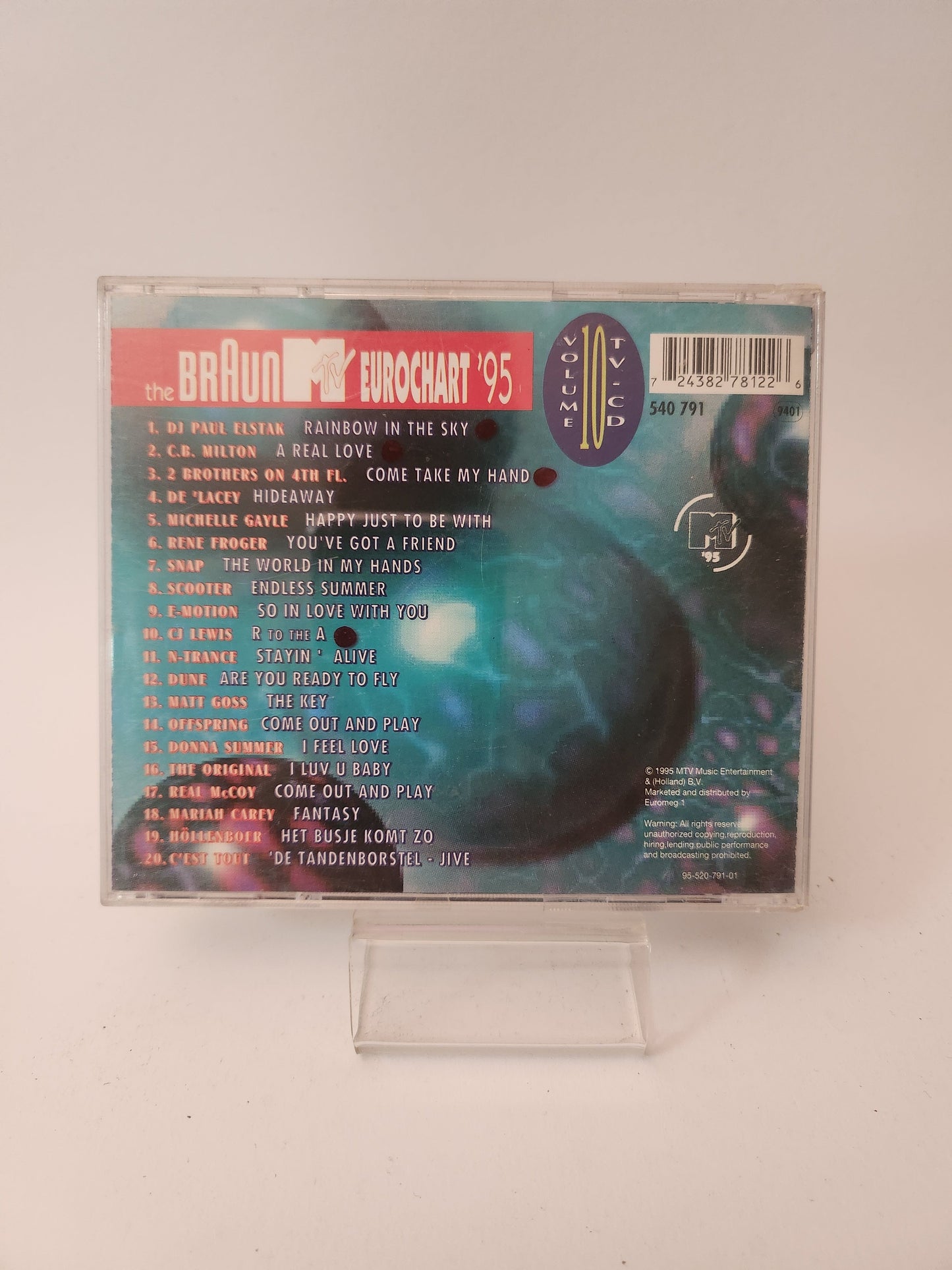 MTV Eurochart ’95 Volume 10 CD - Cd