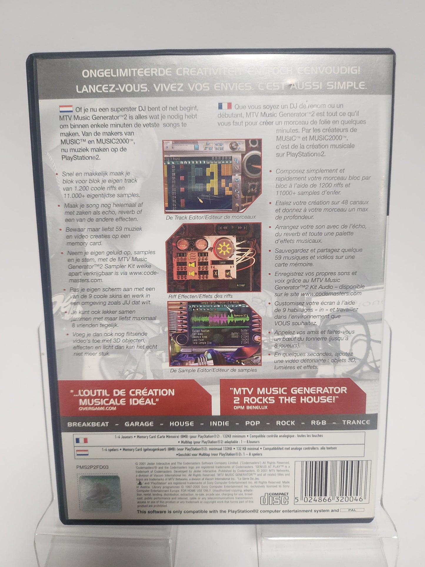 MTV Music Generator 2 Playstation 2 - Playstation 2 Games