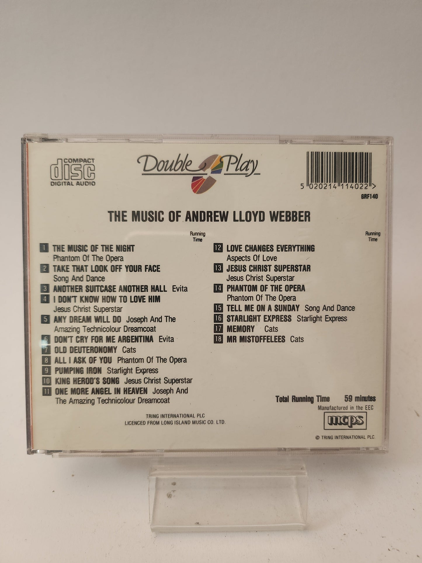 Music of Andrew Lloyd Webber CD - Cd