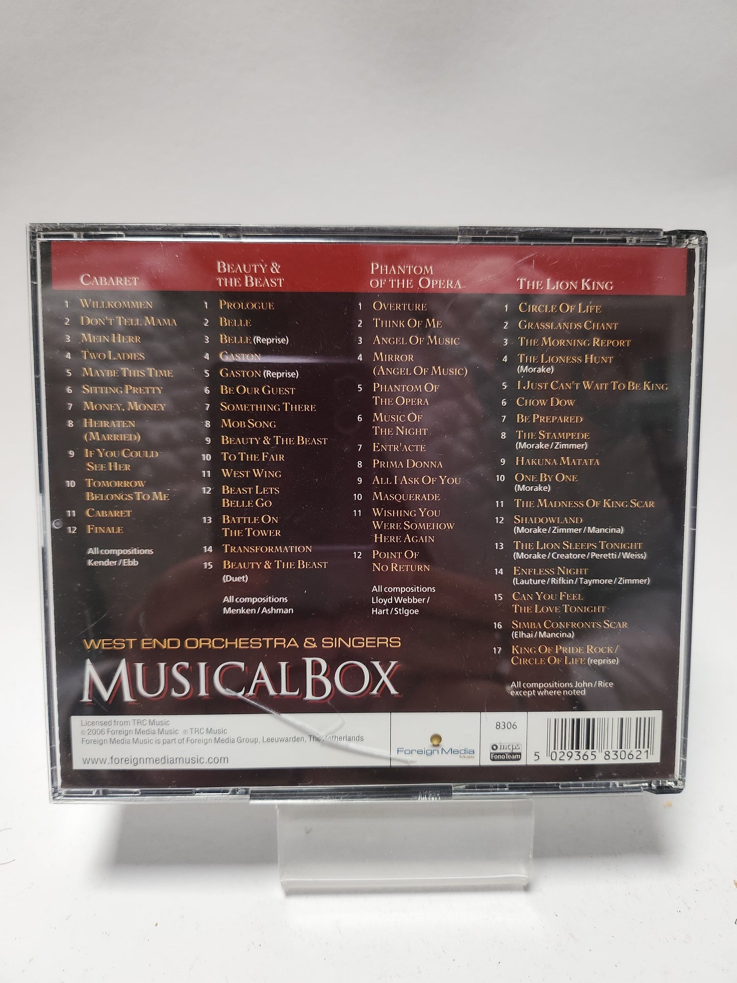 Musicalbox 4 CD Box - Cd