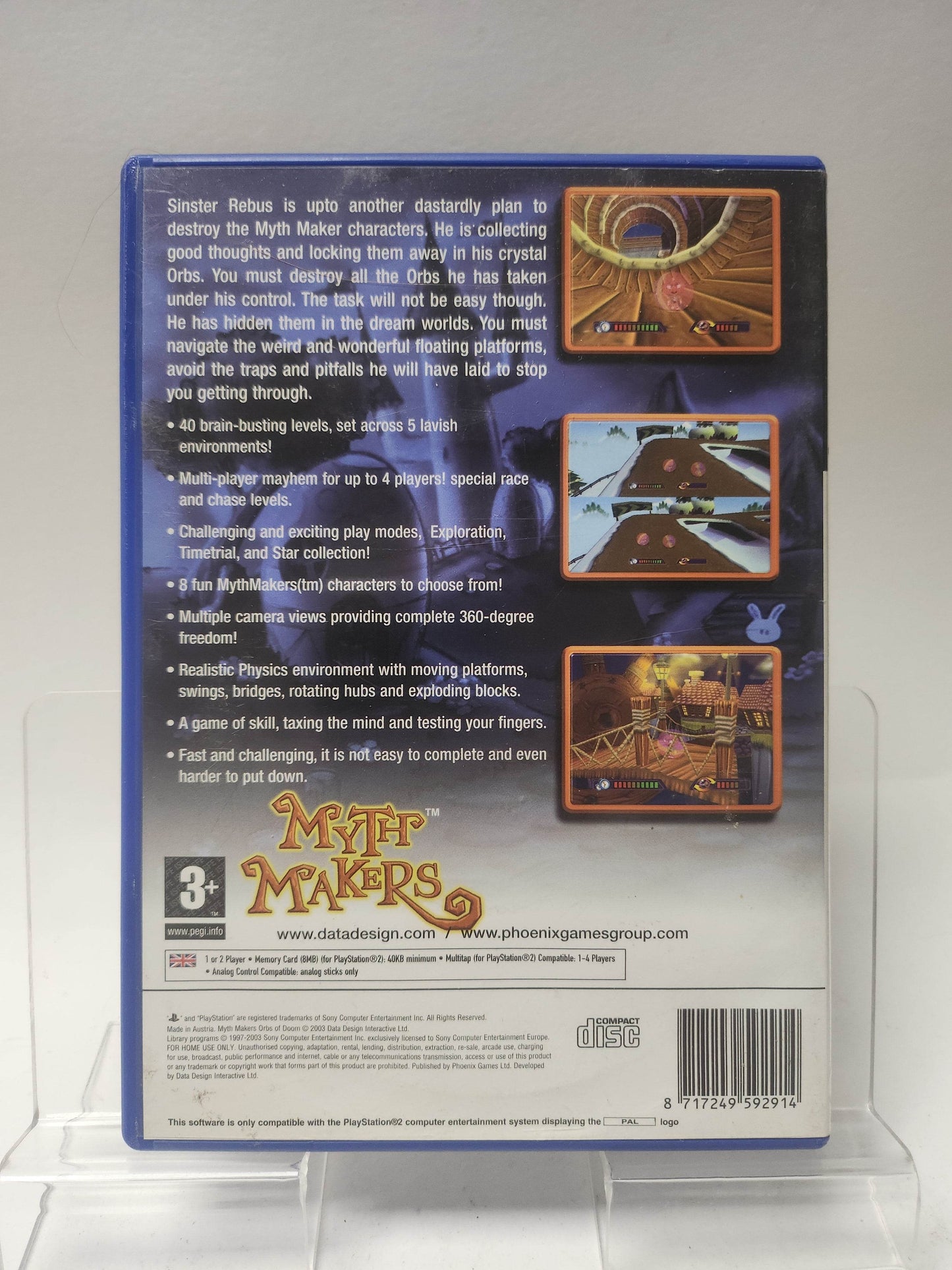Myth Makers Orbs of Doom (No Book) PlayStation 2 - Feniks Gameshop