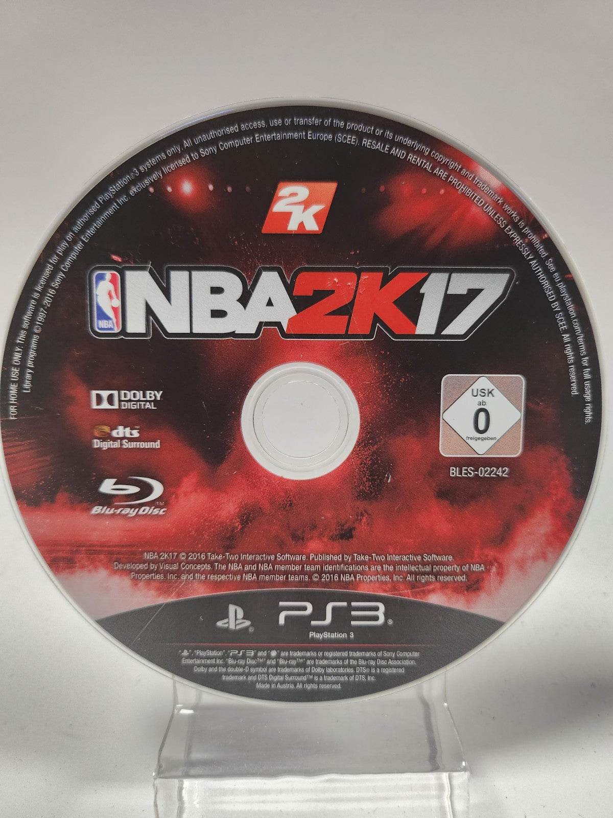 NBA 2K 17 (disc only) Playstation 3 - Feniks Gameshop