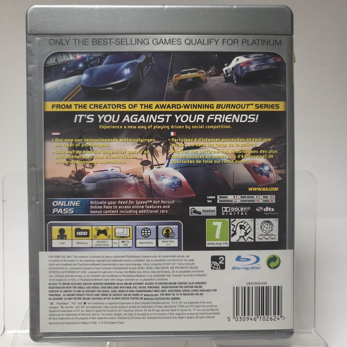 Need for Speed Hot Pursuit Platinum Playstation 3 - Feniks Gameshop