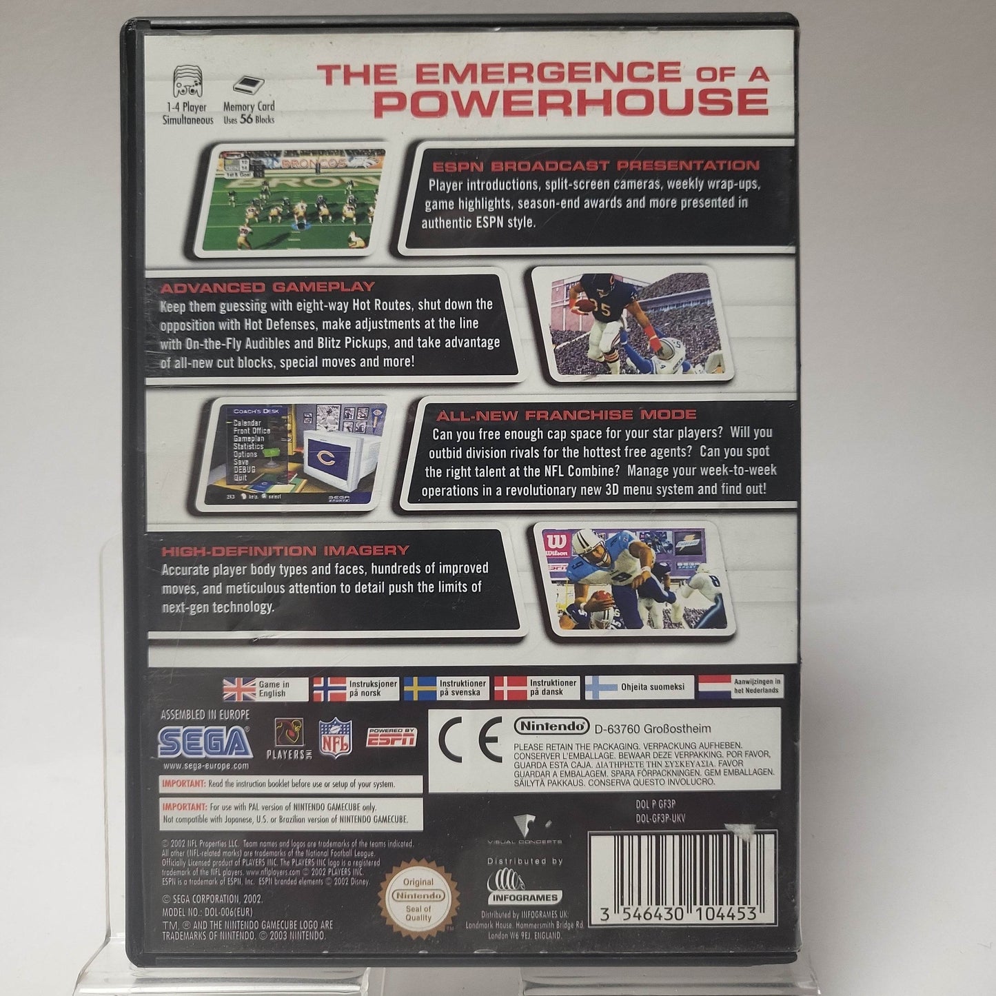 NFL 2K 3 Nintendo Gamecube - Feniks Gameshop