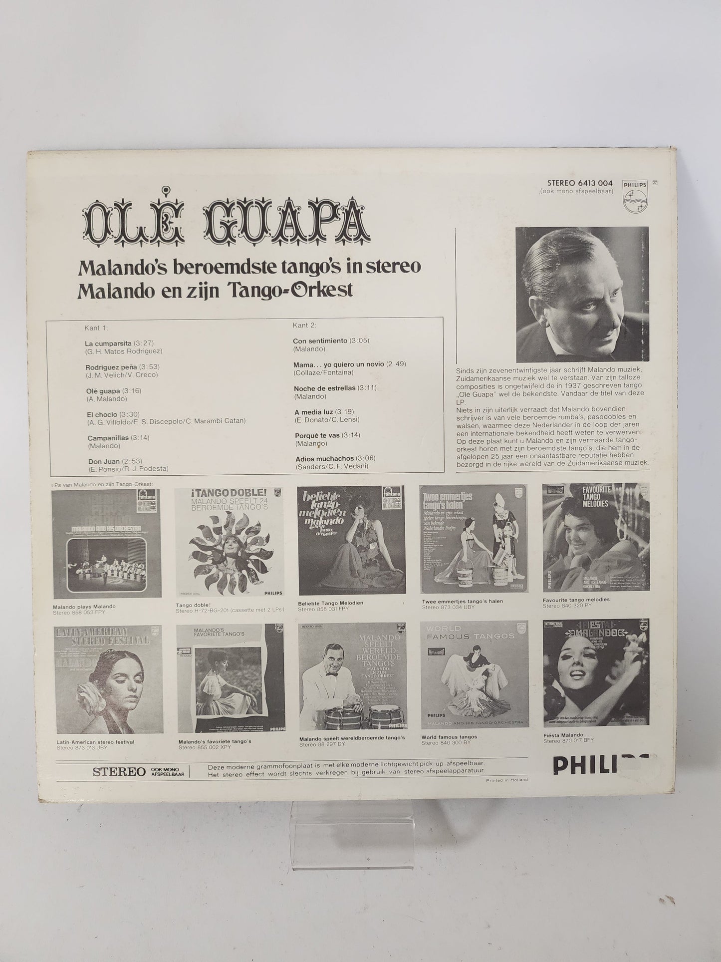 Ole Guapa: Malando LP Vinyl - Lp Vinyl