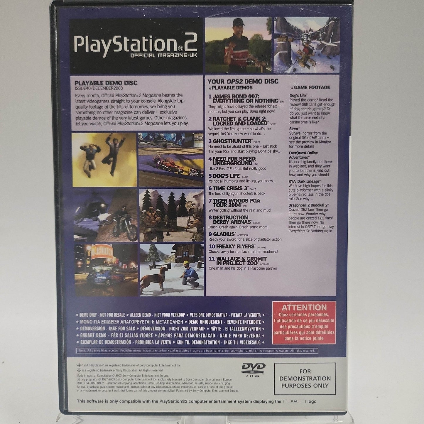Ops2m Demo 40 Playstation 2 - Feniks Gameshop