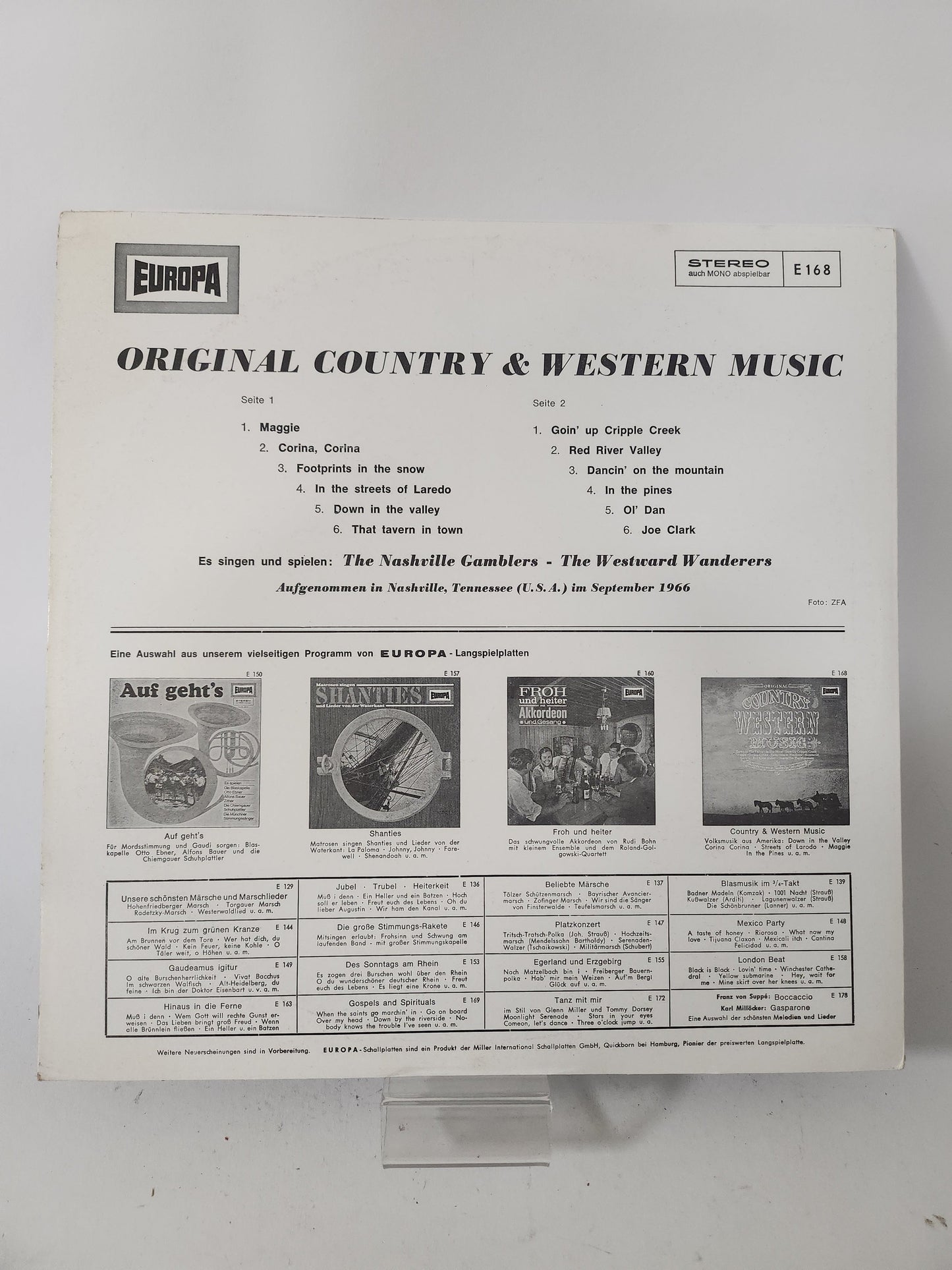 Original Country & Western Music LP Vinyl - Lp Vinyl