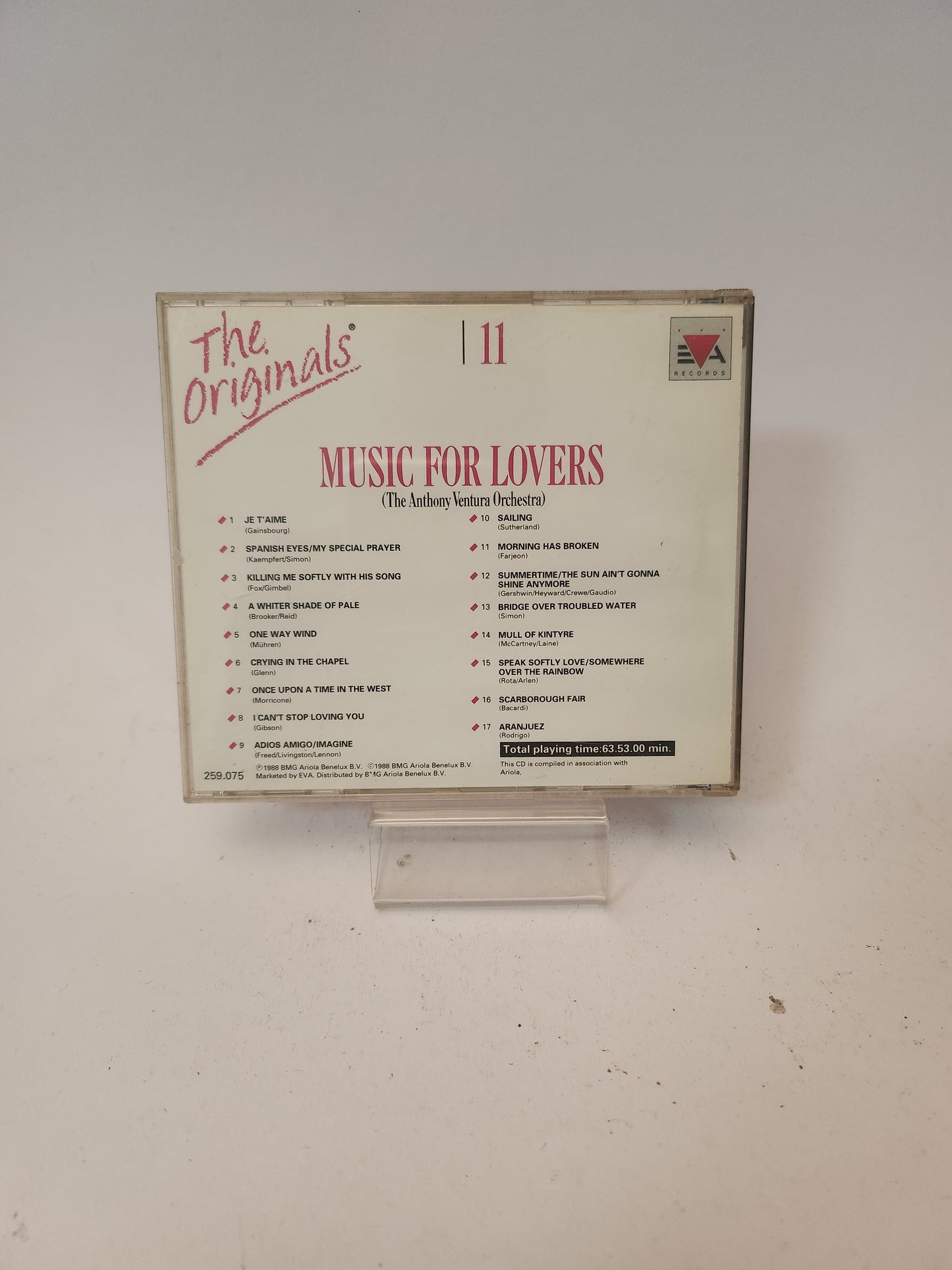 Originals Music for Lovers Volume 11 CD - Cd