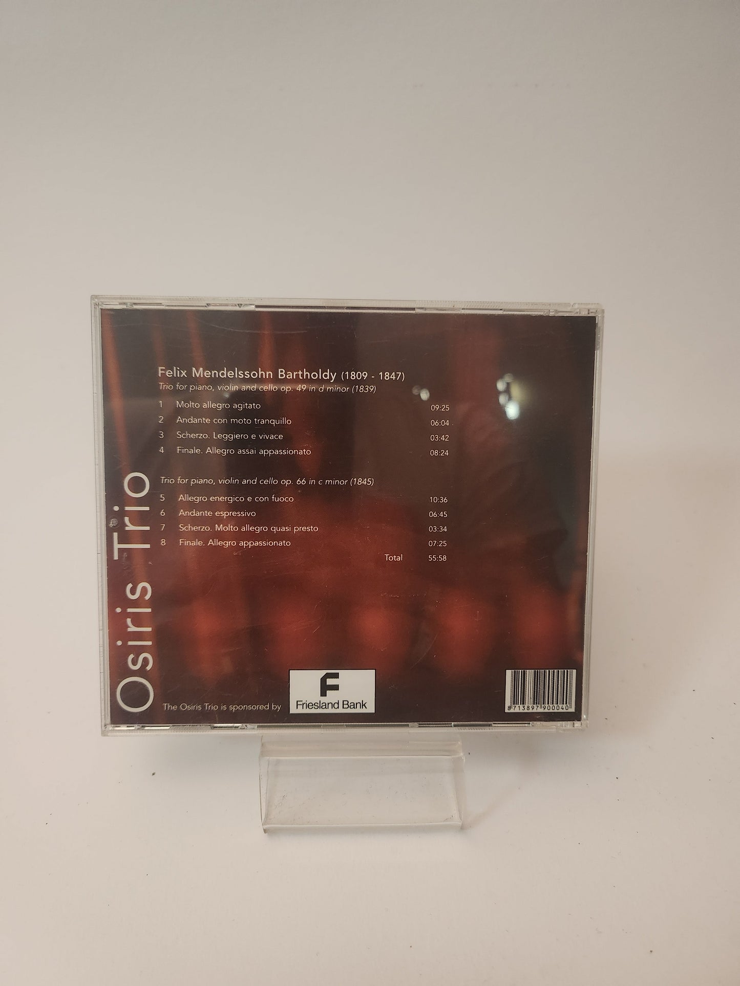 Osiris Trio: Felix Mendelssohn Bartholdy CD - Cd