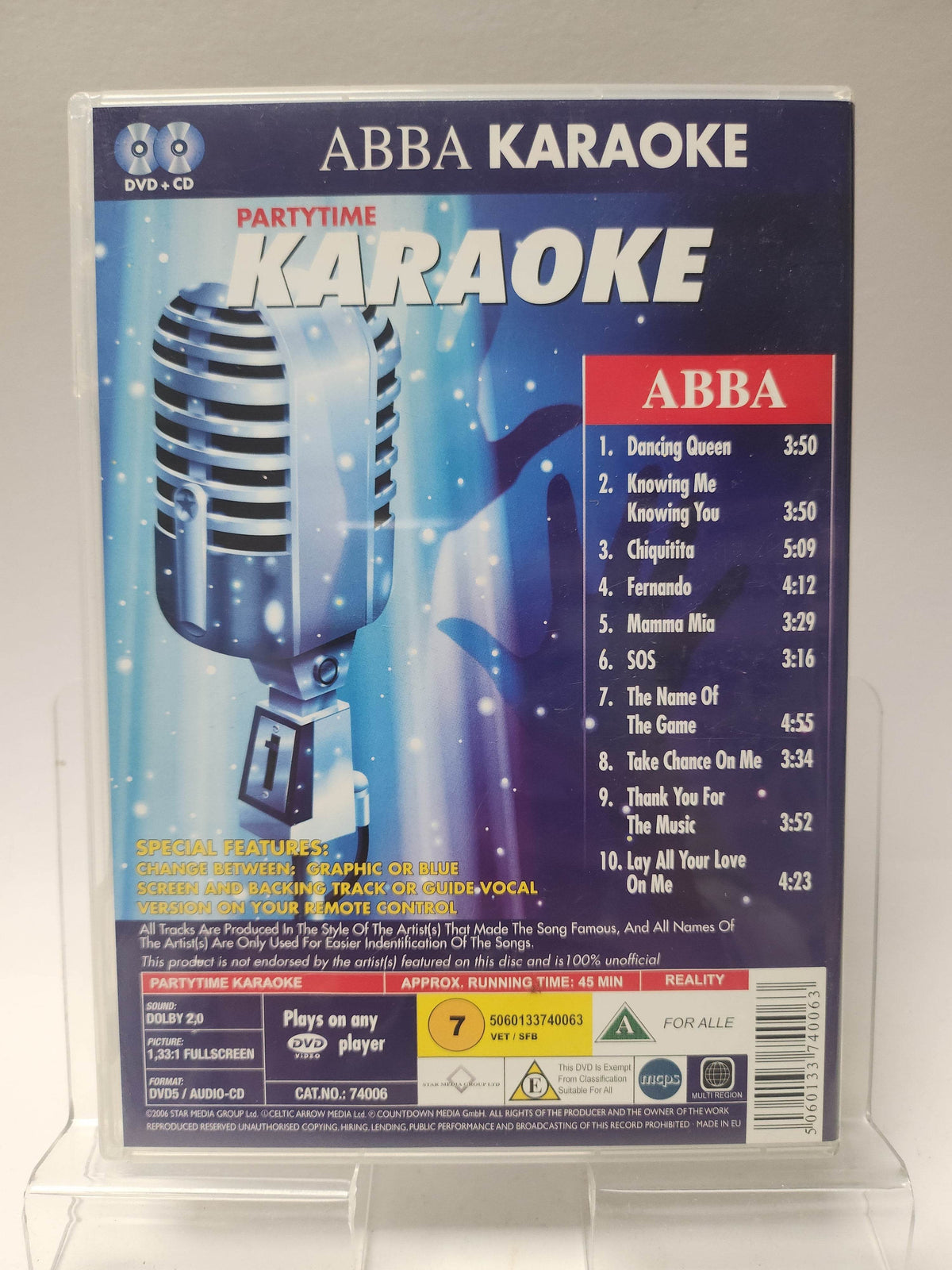 Partytime Karaoke ABBA DVD - Feniks Gameshop