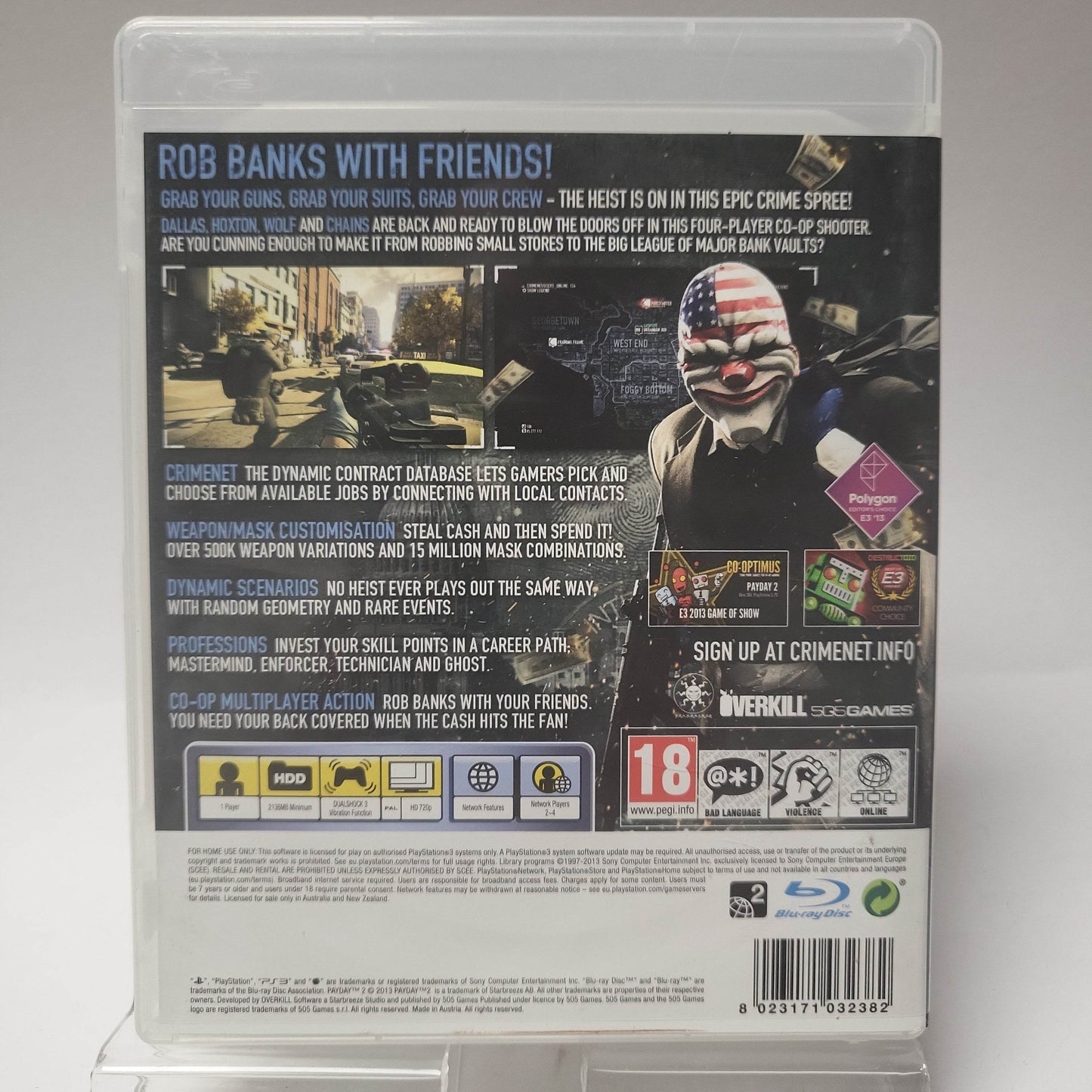 Payday 2 Playstation 3 - Feniks Gameshop