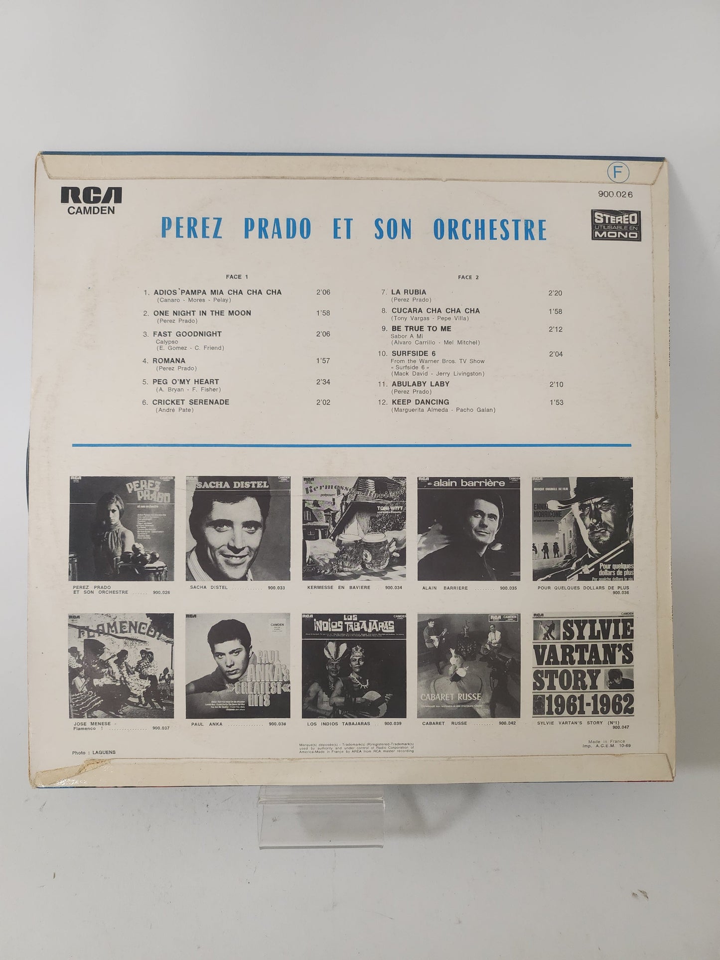 Perez Prado et son Orchestre LP Vinyl - Lp Vinyl