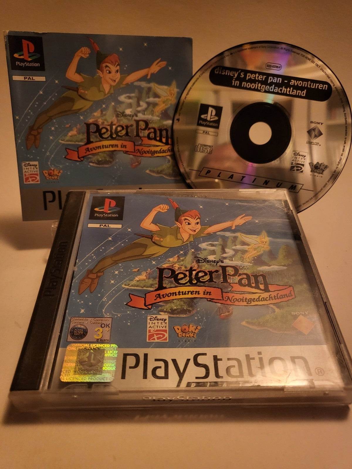 Peter Pan Avonturen in Nooitgedachtland Platinum Edition Playstation 1 - Feniks Gameshop
