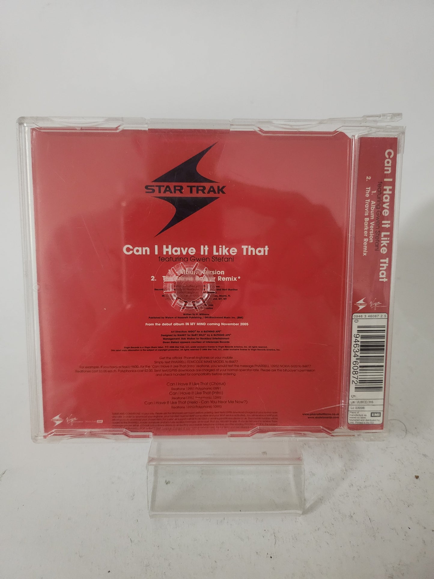 Pharrell (Aka Skateboard P): Can I Have ot Like That CD Single - CD Single