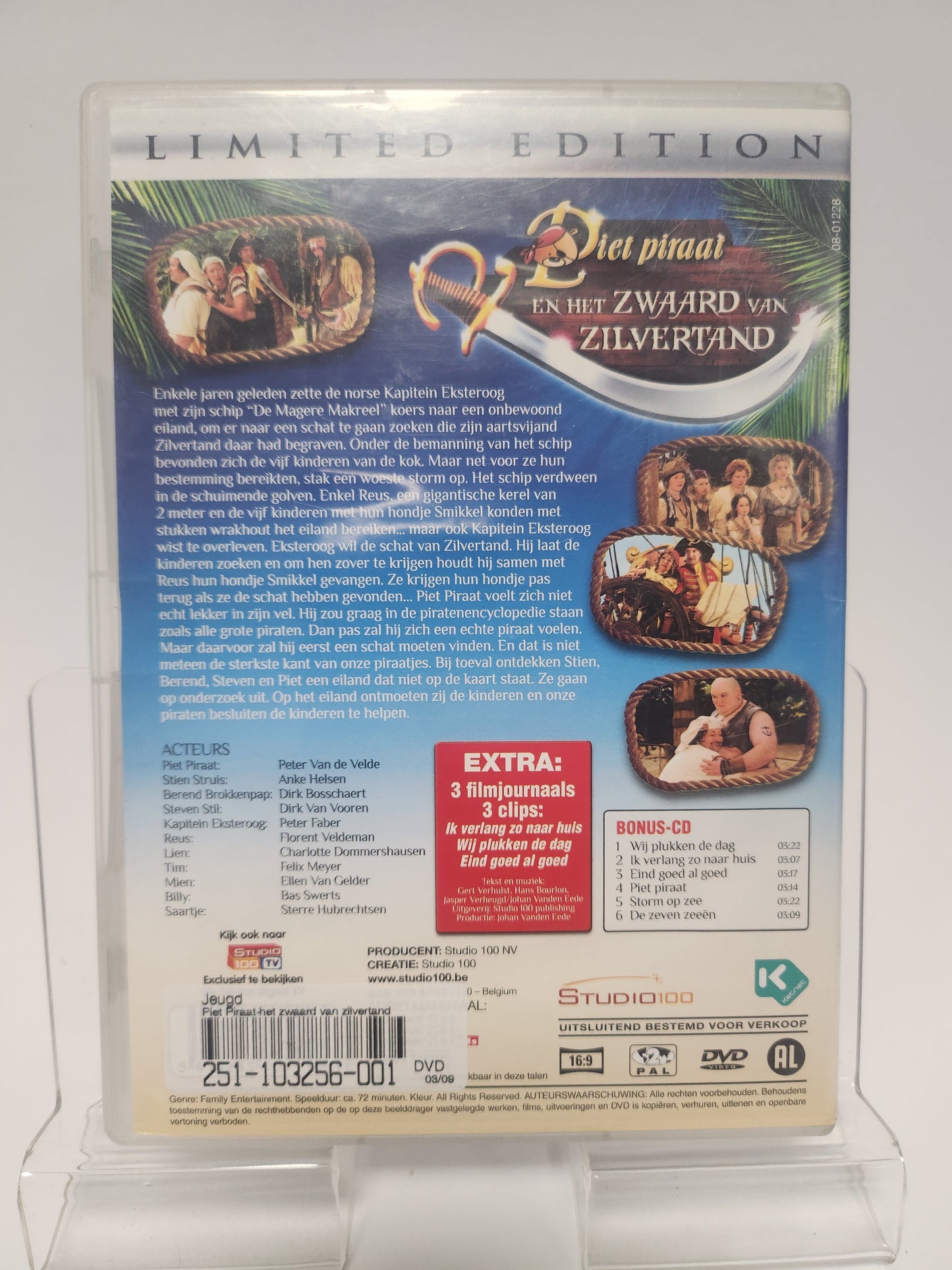 Piet Piraat en het Zwaard van Zilvertand DVD Kids - Dvd kids