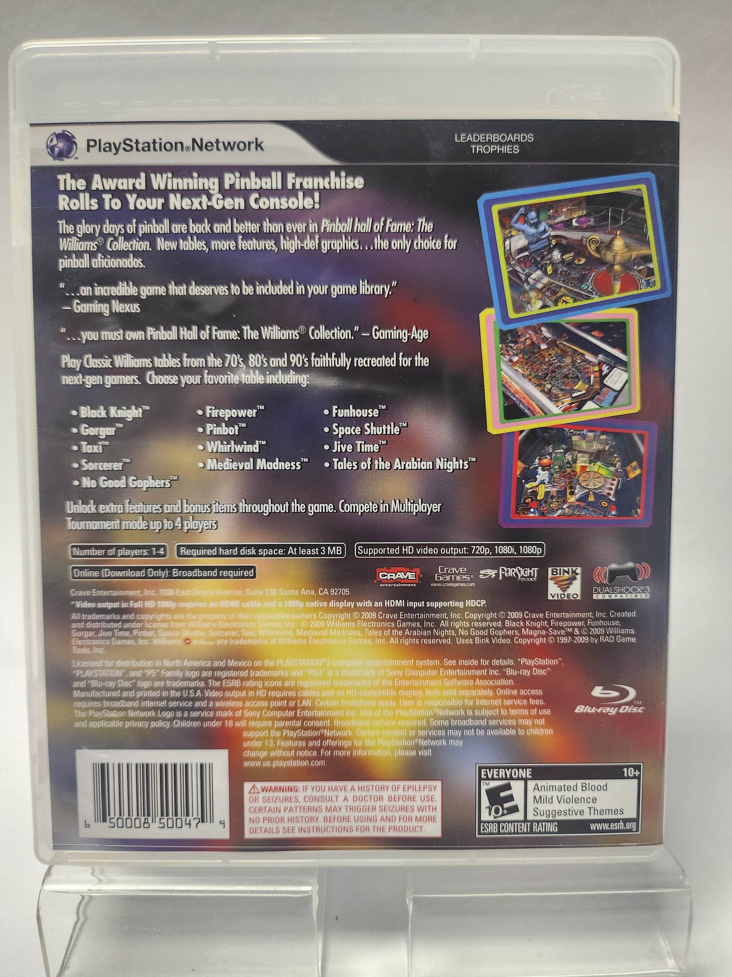 Pinball Hall of Fame the Williams Collection American Edition PS3 - Feniks Gameshop