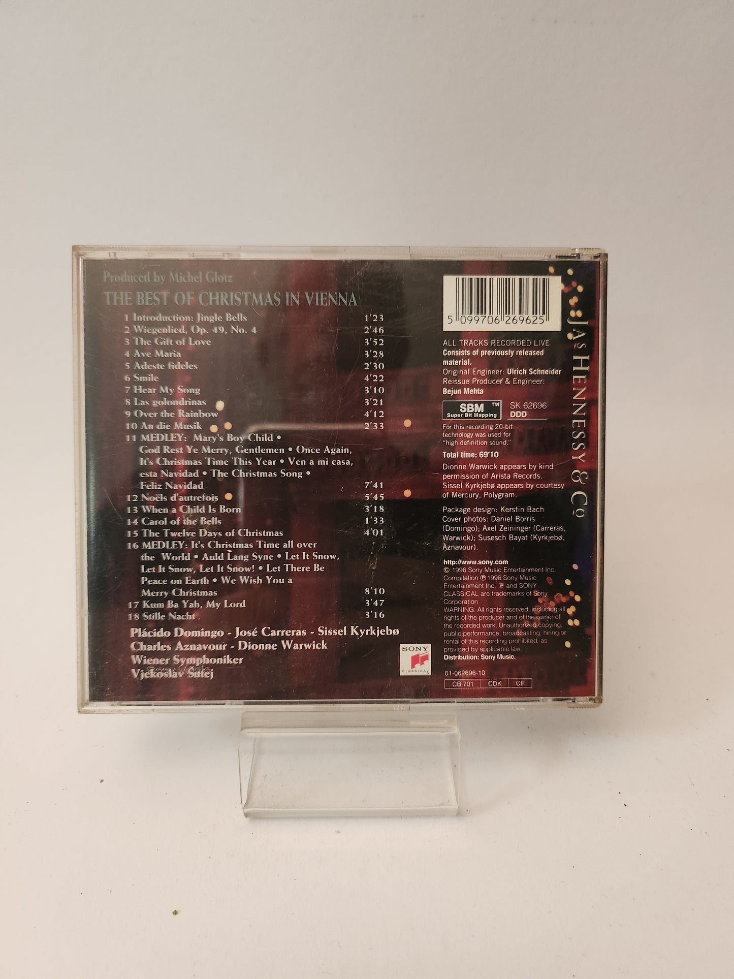 Placido Domingo: the Best of Christmas in Vienna CD - Cd