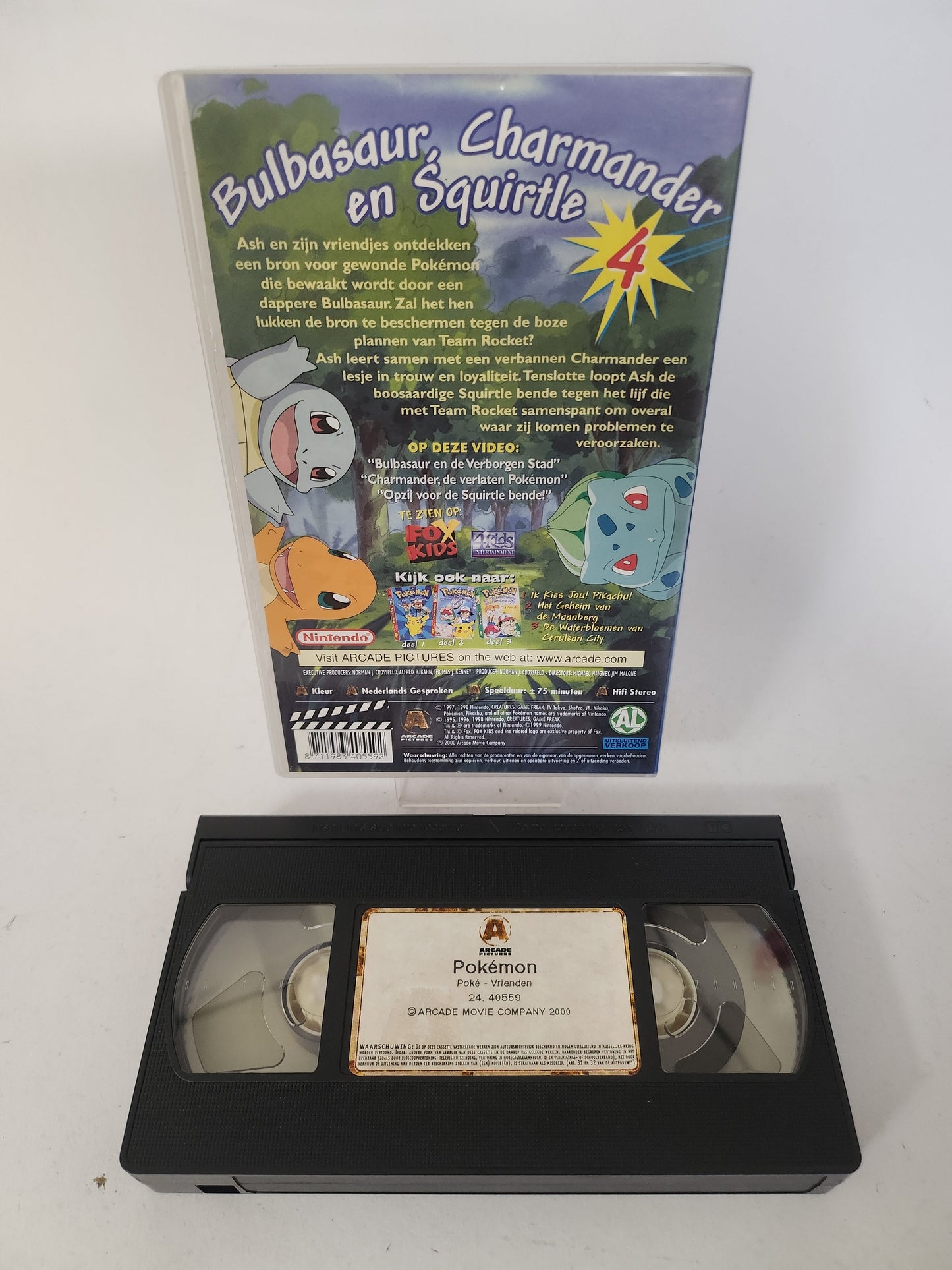 Pokemon 4: Poke - Vrienden VHS Kids - VHS Kids