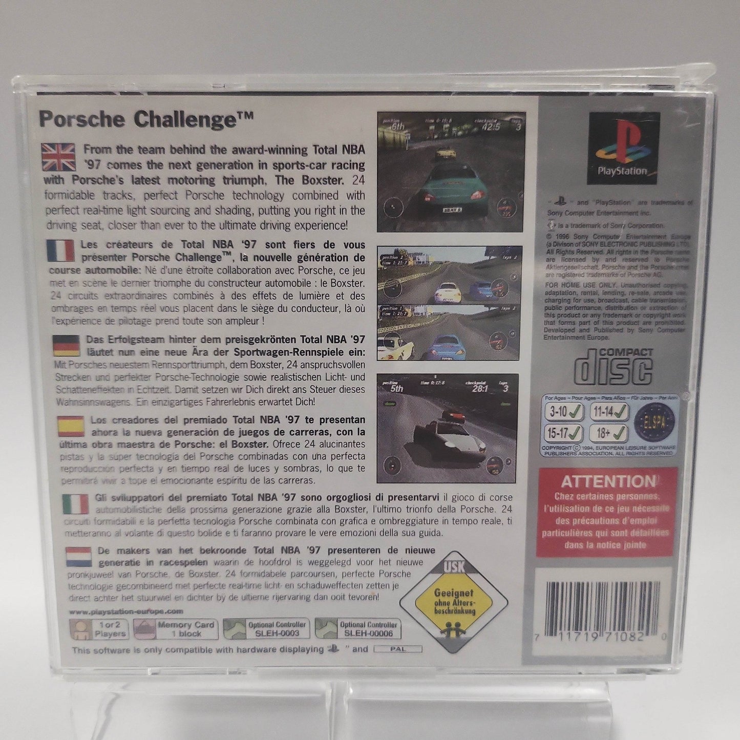 Porsche Challenge Platinum (No Book) Playstation 1 - Feniks Gameshop
