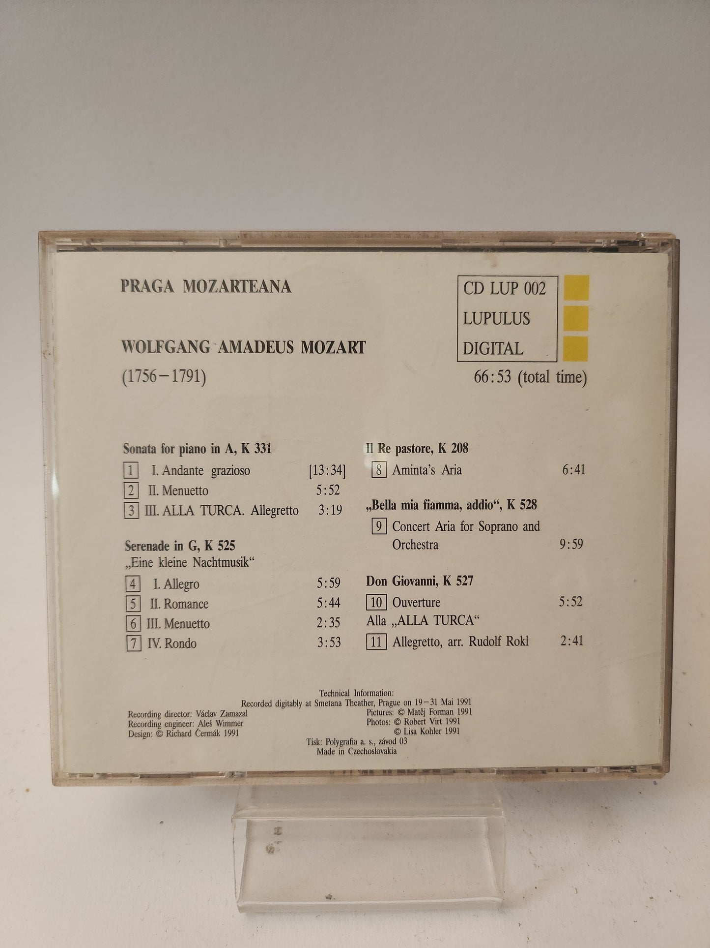 Praga Mozarteana CD - Cd