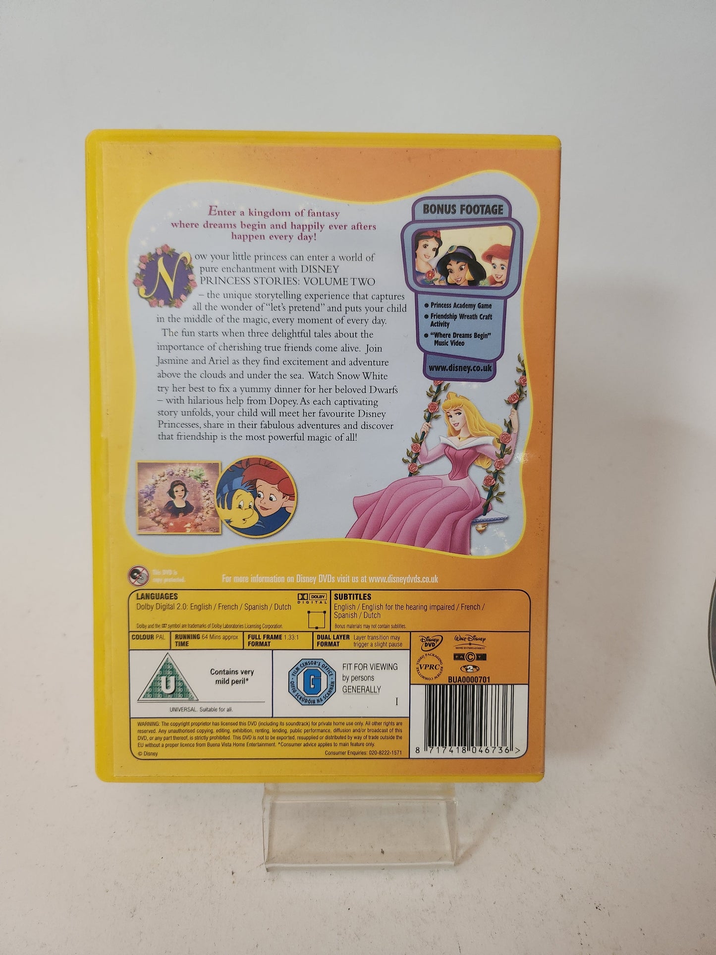 Princess Stories: Volume 2 Tales of Friendship Dvd Kids - Dvd kids