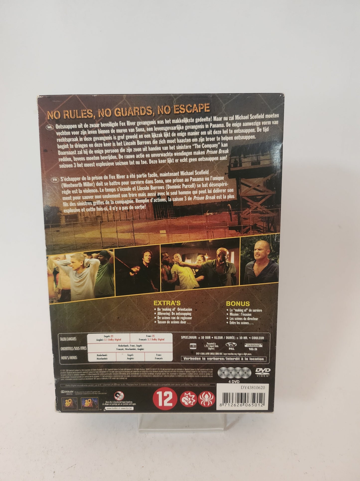 Prison Break het Complete Derde Seizoen Dvd Box - Dvd Volwassenen