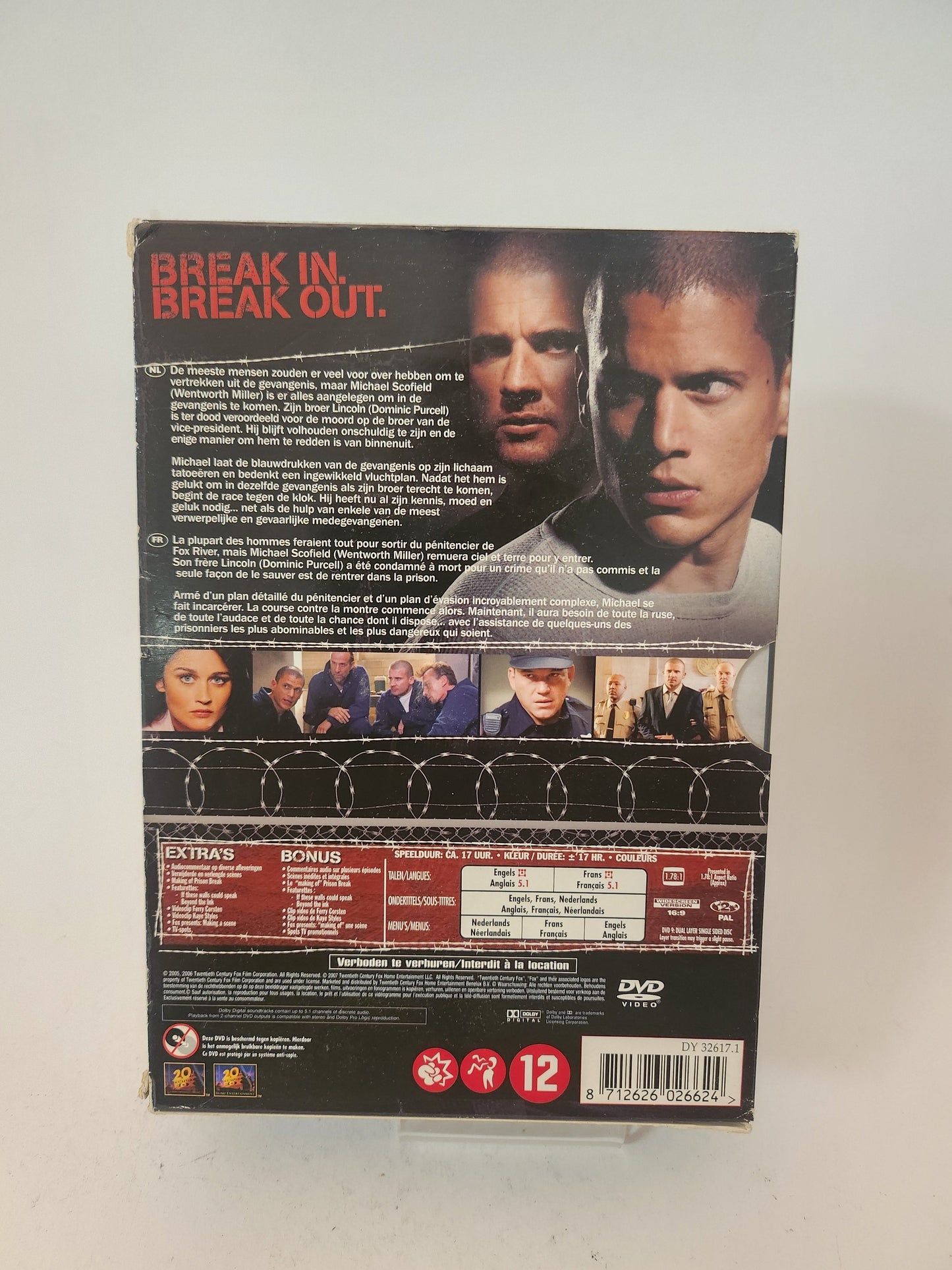 Prison Break het Complete Eerste Seizoen Dvd Box - Dvd Volwassenen