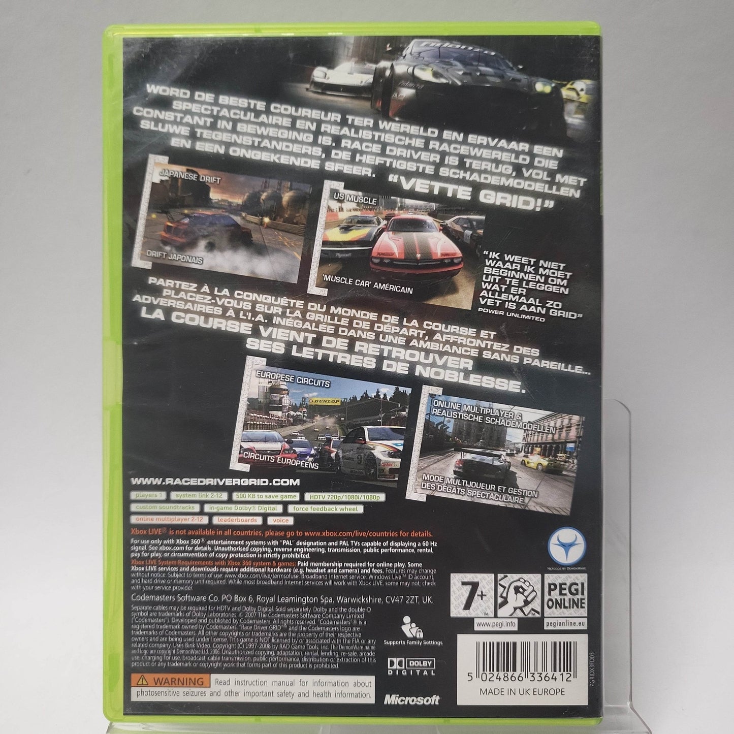 Racedriver Grid Xbox 360 - Feniks Gameshop