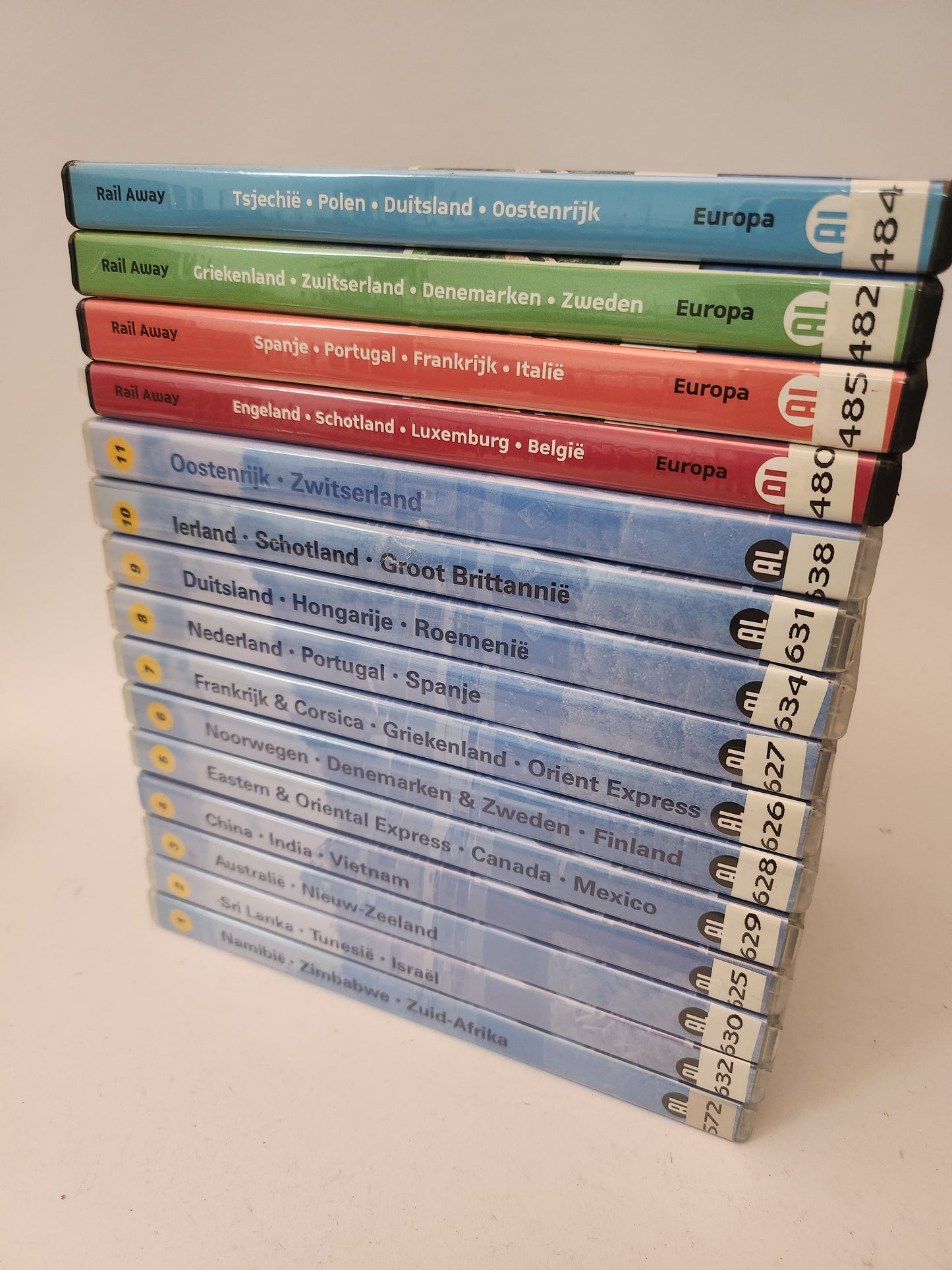 Rail Away: 15 Delen DVD Box - Dvd Volwassenen