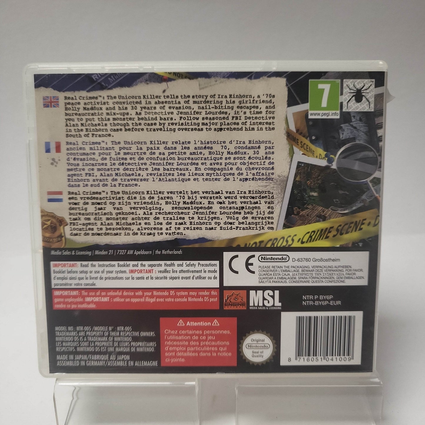 Real Crimes the Unicorn Killer Nintendo DS - Feniks Gameshop