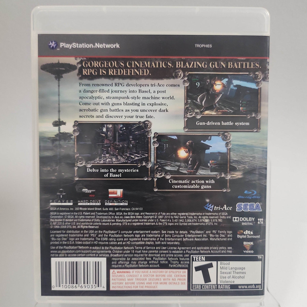 Resonance of Fate American Edition Playstation 3 - Feniks Gameshop