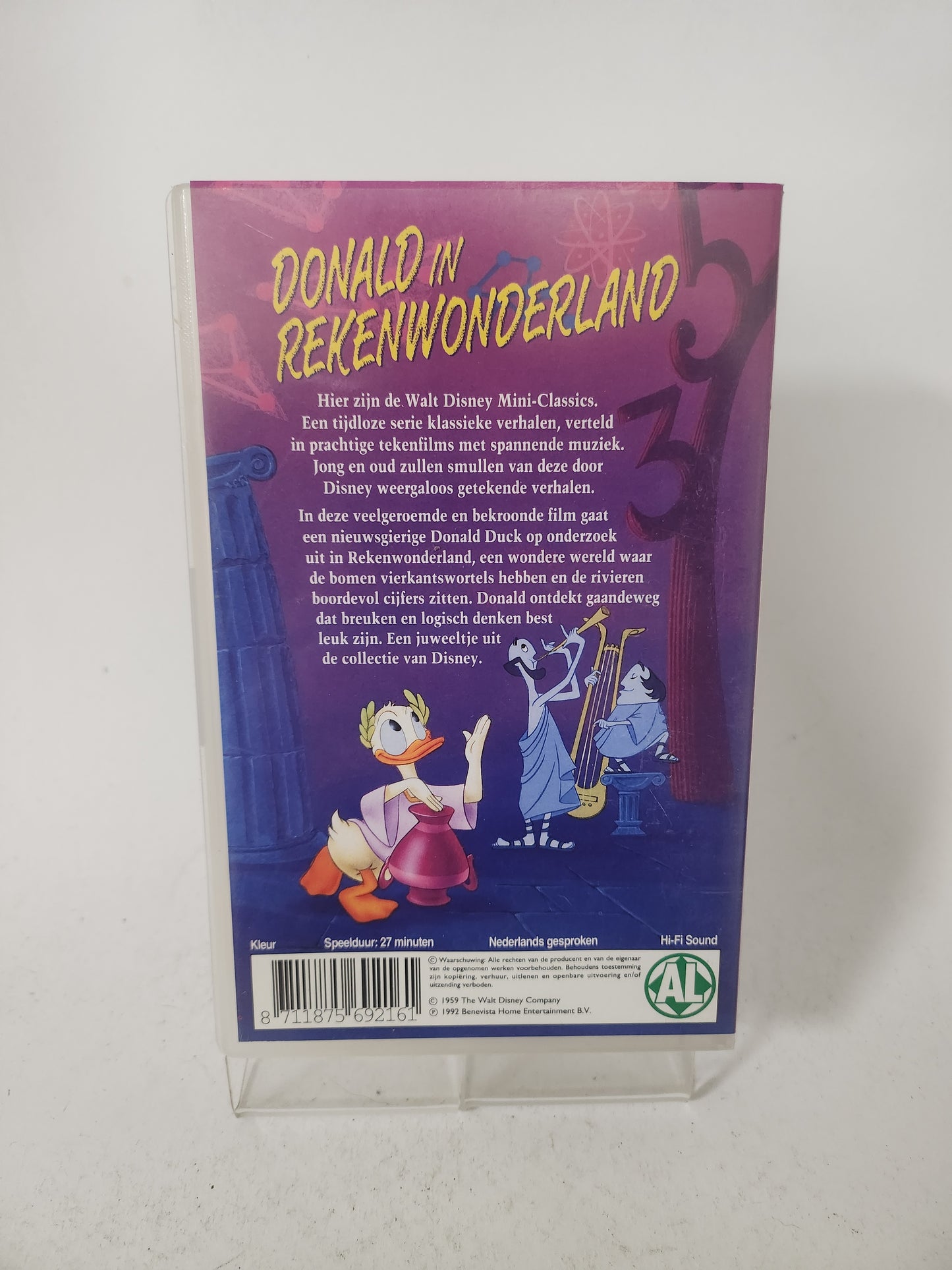 Donald in Rekenwonderland VHS Kids
