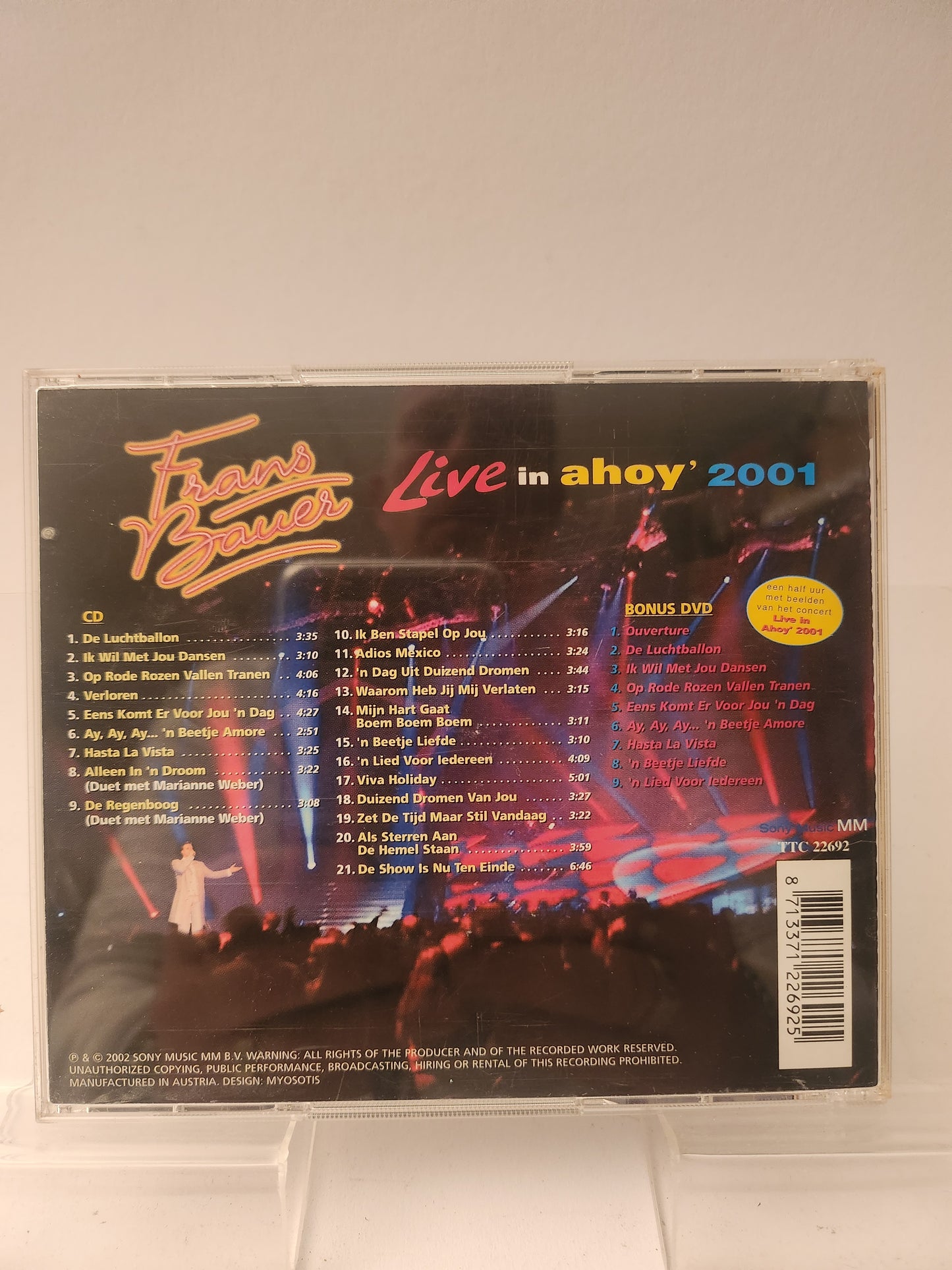 Frans Bauer: Live in Ahoy 2001 CD