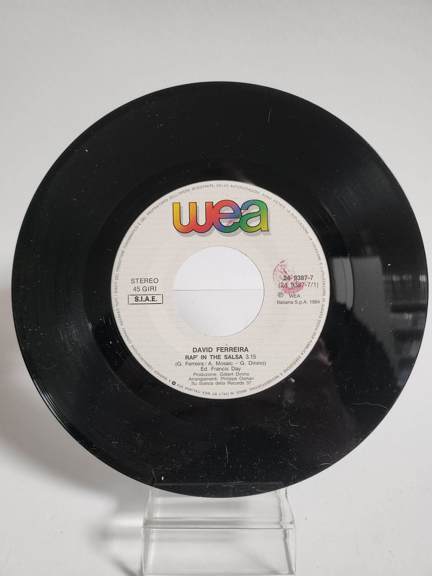 David Ferreira: Rap'in the Salsa Single Vinyl - Feniks Gameshop