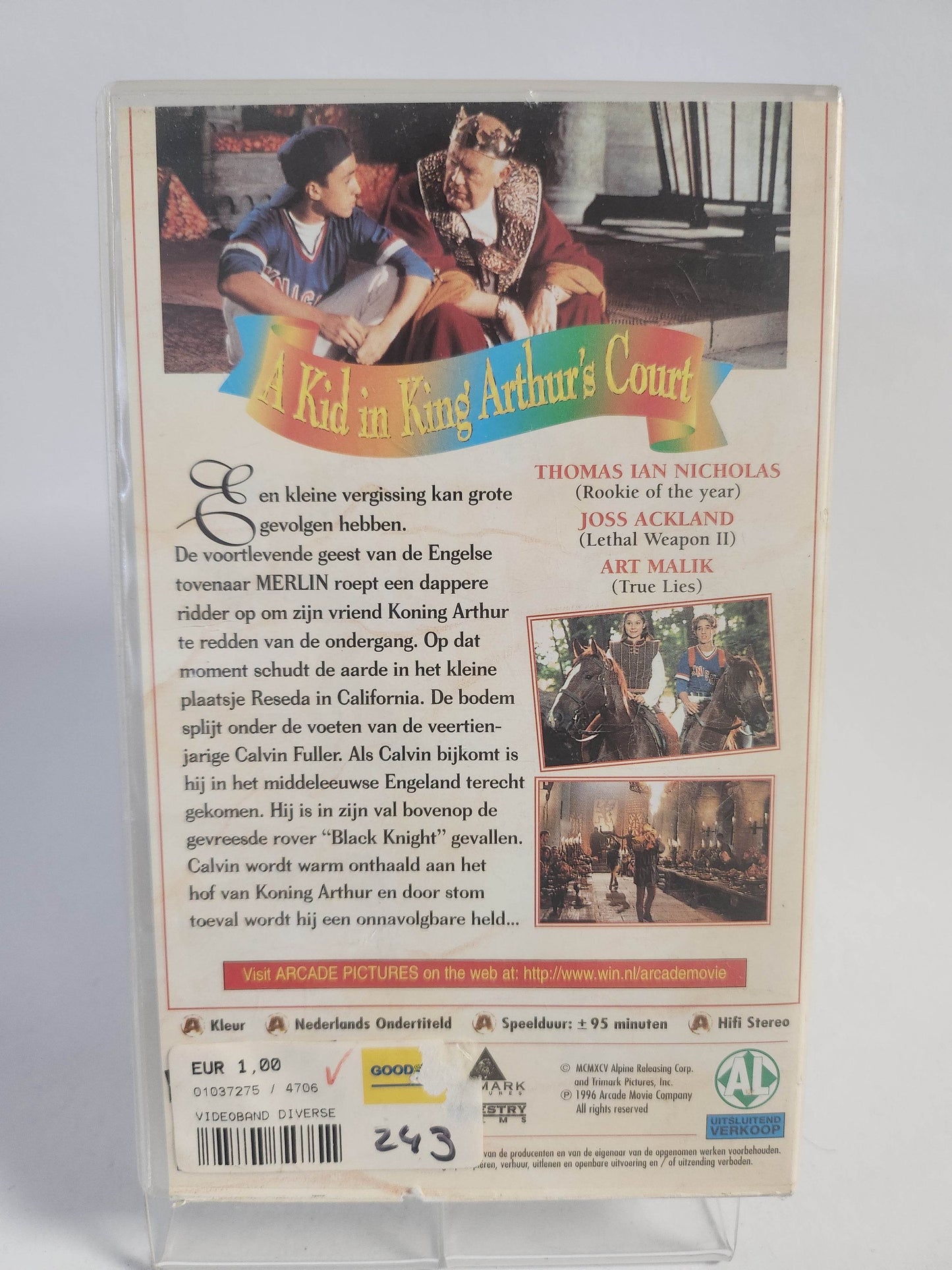 A Kid in King Arthur's Court VHS Kids - Feniks Gameshop