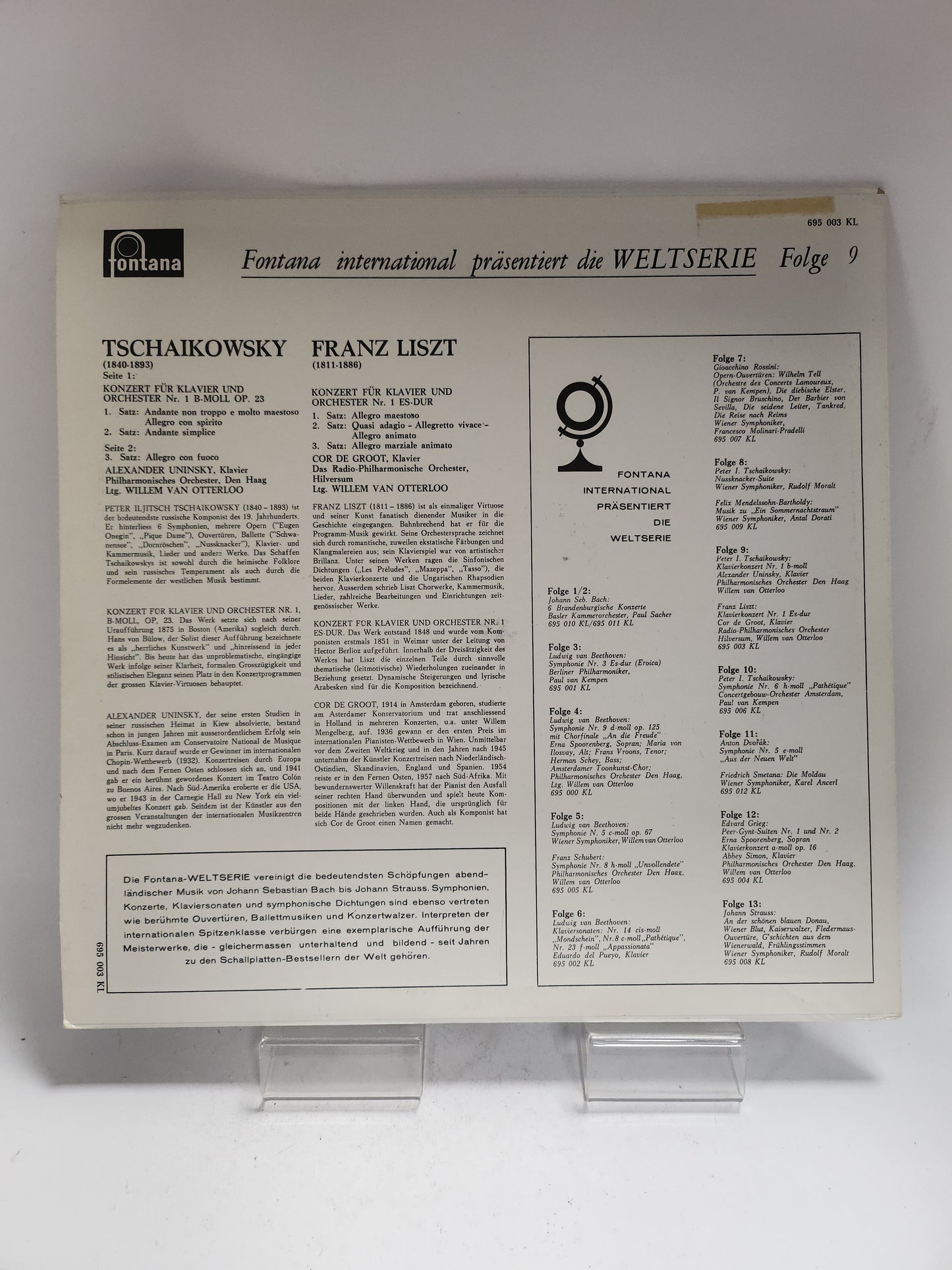Fontana international presentiert die Weltserie Folge 9 LP Vinyl