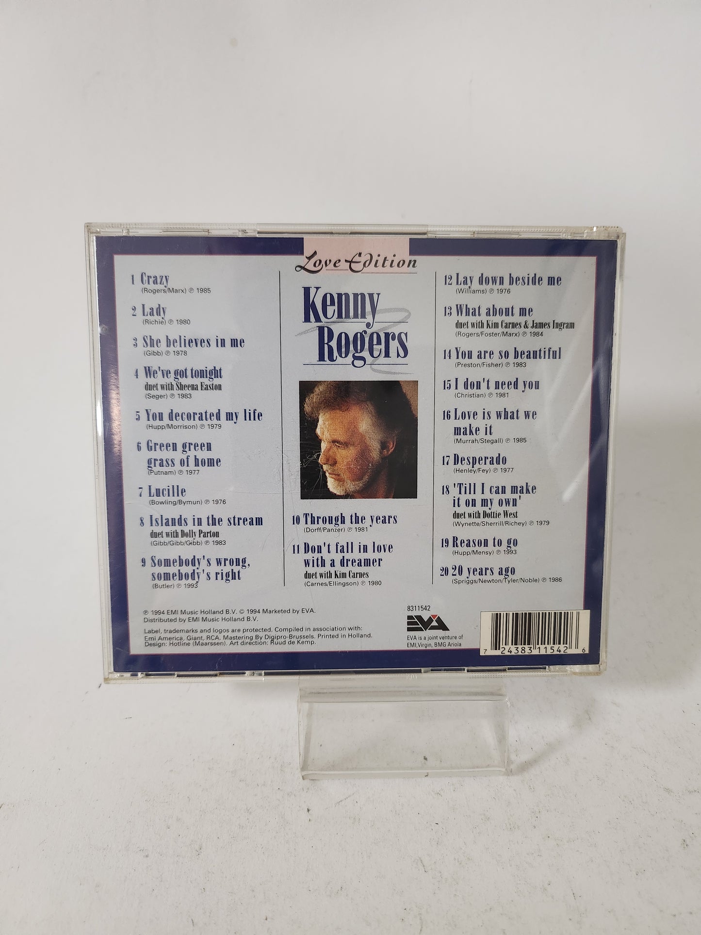 Kenny Rogers: 20 Years Ago CD
