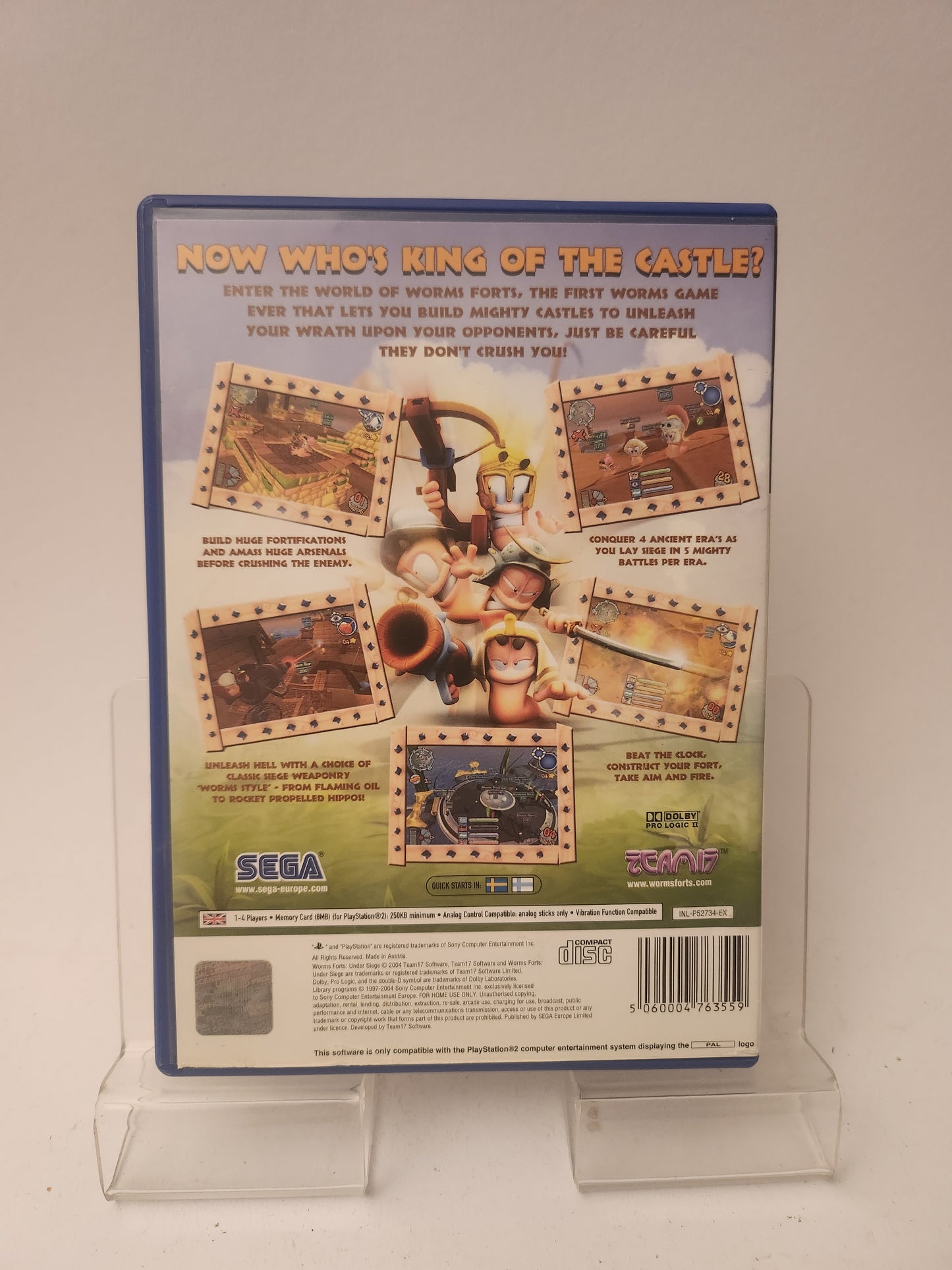 Worms Forts Under Siege Playstation 2